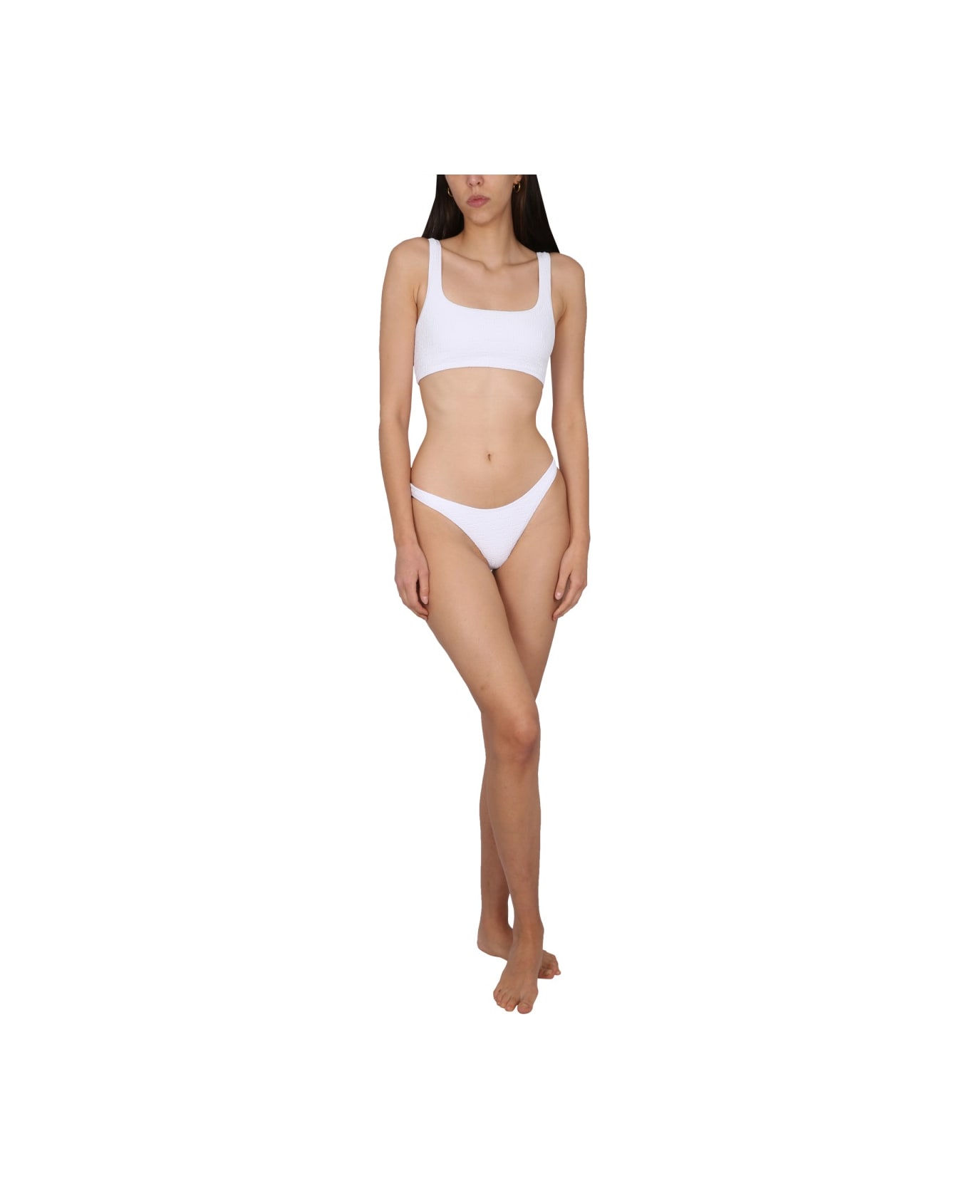 T by Alexander Wang Bikini Briefs With Logo - WHITE