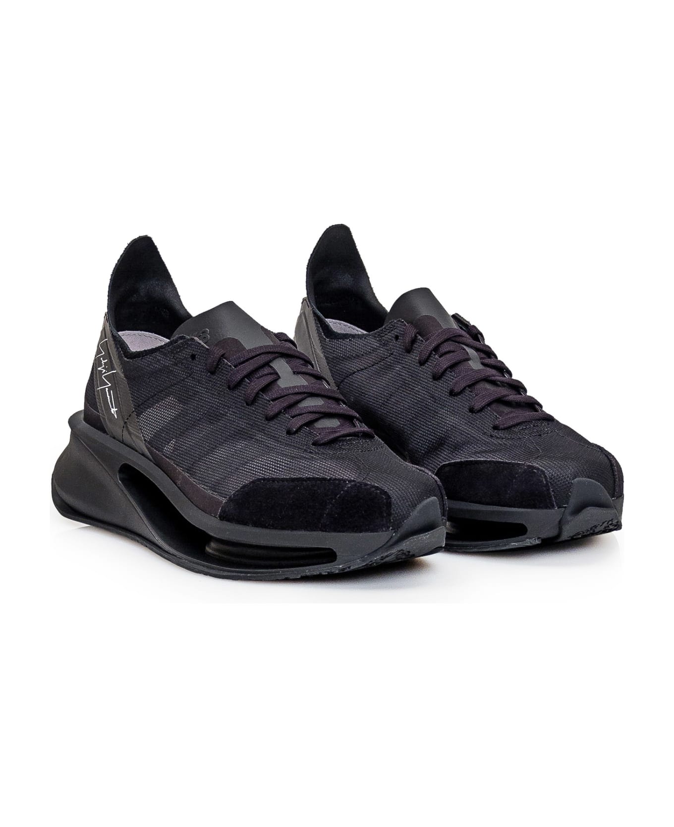 Y-3 Gendo Run Sneaker - BLACK/BLACK/BLACK