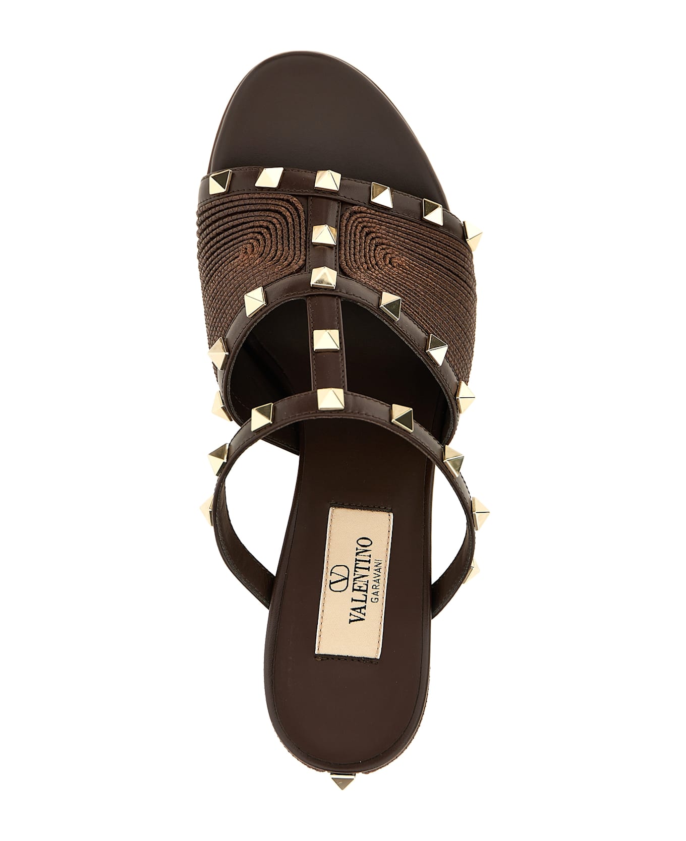Valentino Garavani 'rockstud' Sandals - Brown