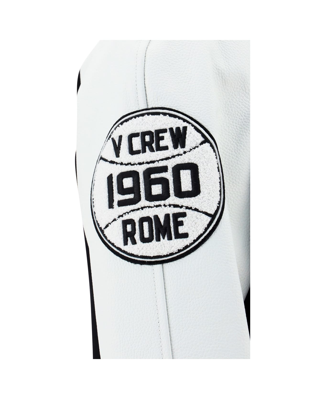 Valentino Vcrew Bomber Jacket - Nero/avorio