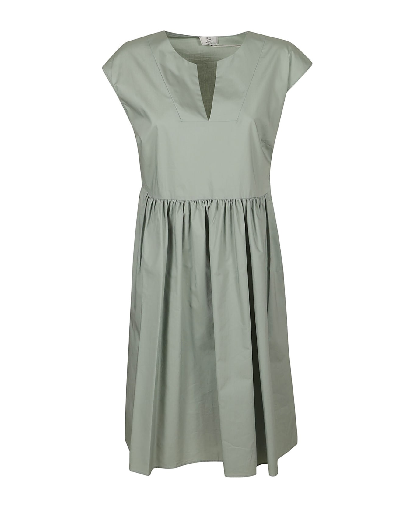 Woolrich Poplin Short Dress - Sage ワンピース＆ドレス