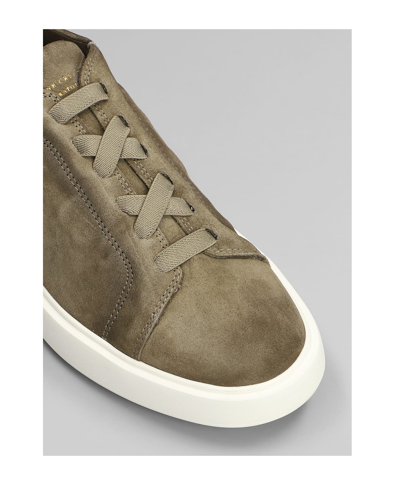 Officine Creative Slouch 001 Sneakers In Green Leather - green