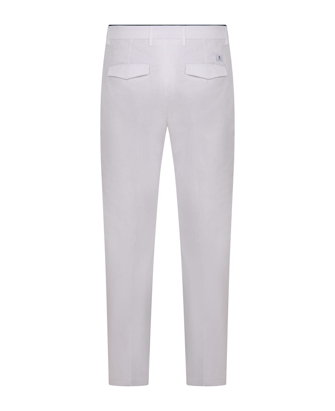 Department Five Slim Fit Chino Trousers - White