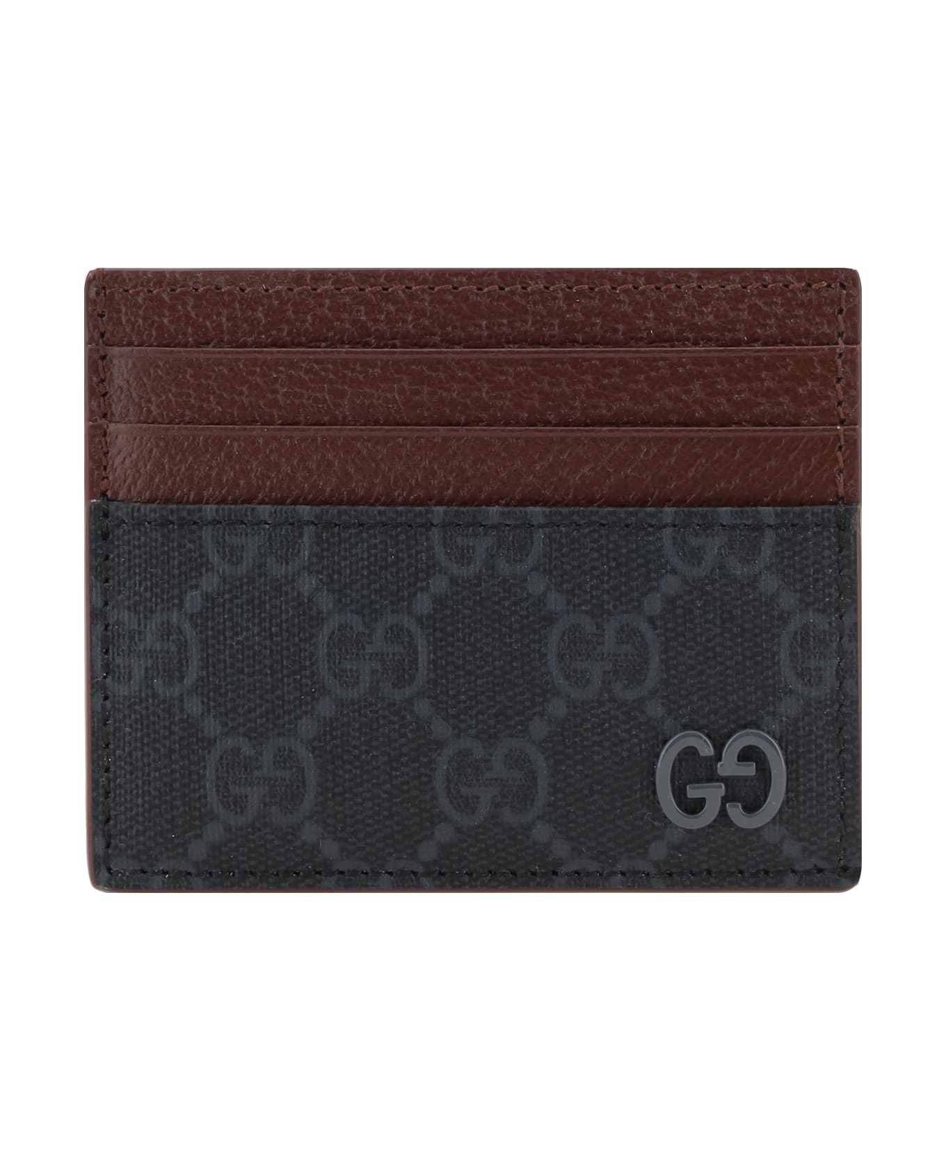 Gucci Card Holder - Supreme/blk/br Bord 財布