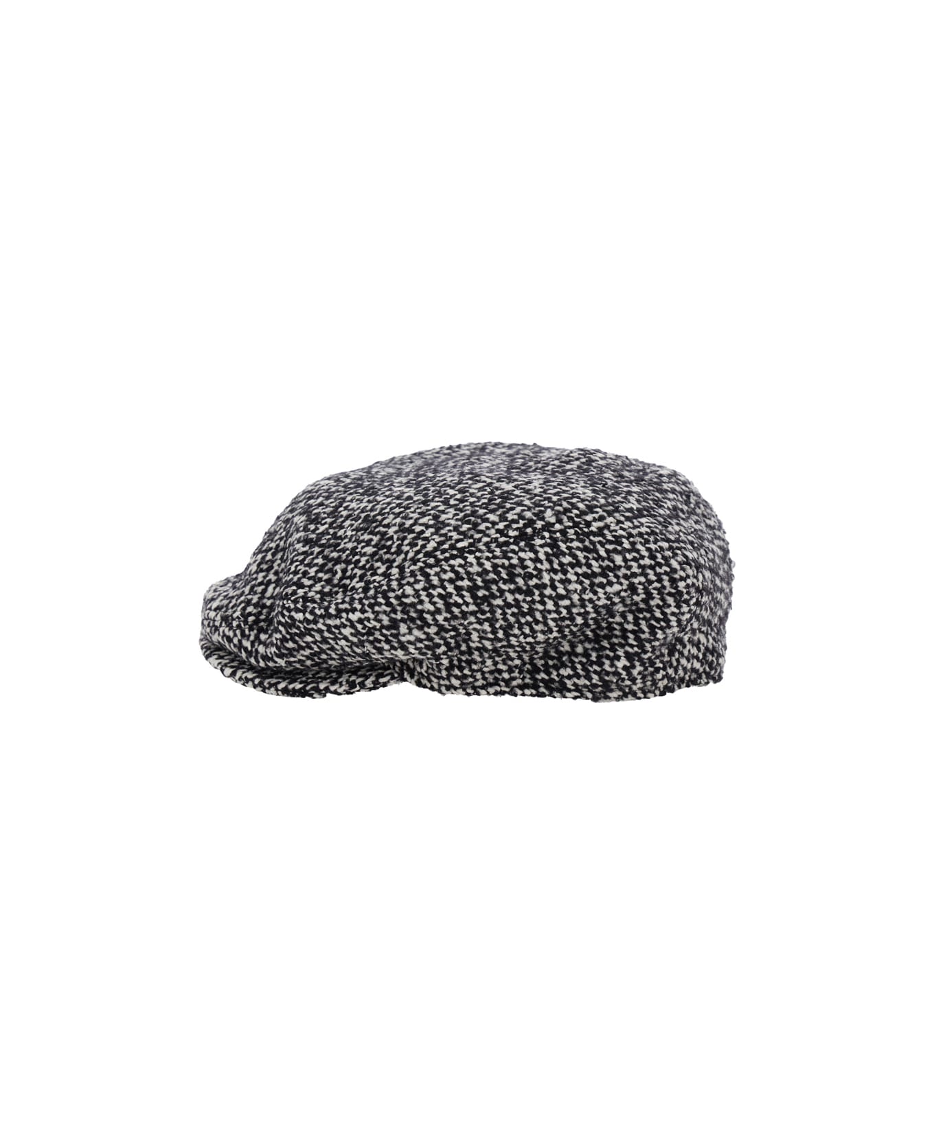 Dolce 
Gabbana Grey Hat With Short Brim In Wool Blend Man - Grey