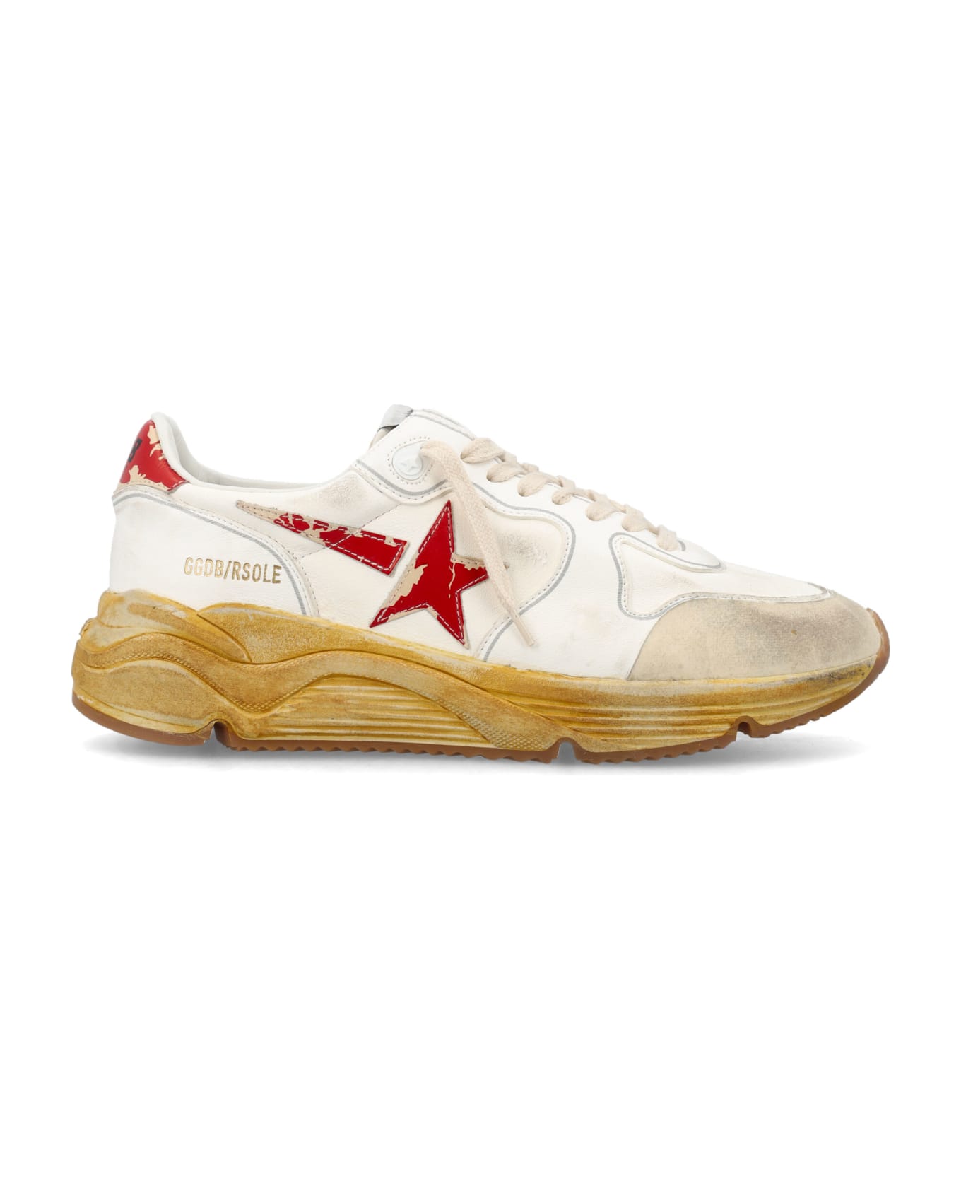 Golden Goose Running Sole Sneakers - White/Red/Blue スニーカー