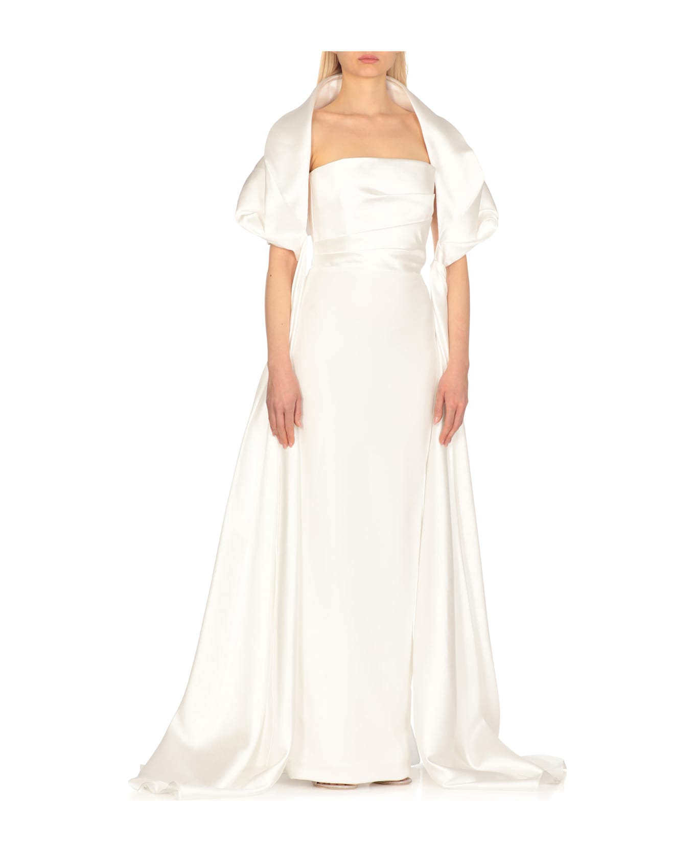 Solace London Vera Maxi Dress - White