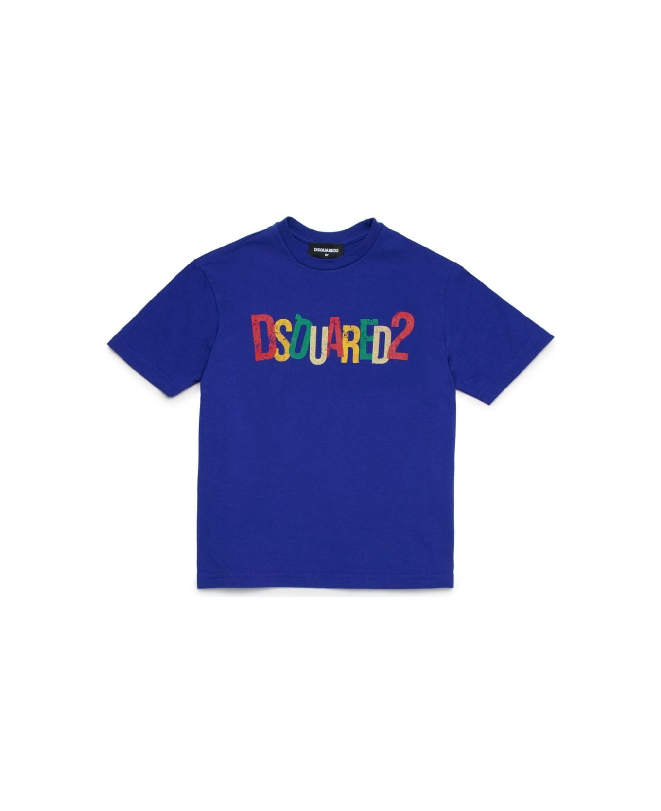 Dsquared2 T-shirt Con Stampa - Blue Tシャツ＆ポロシャツ