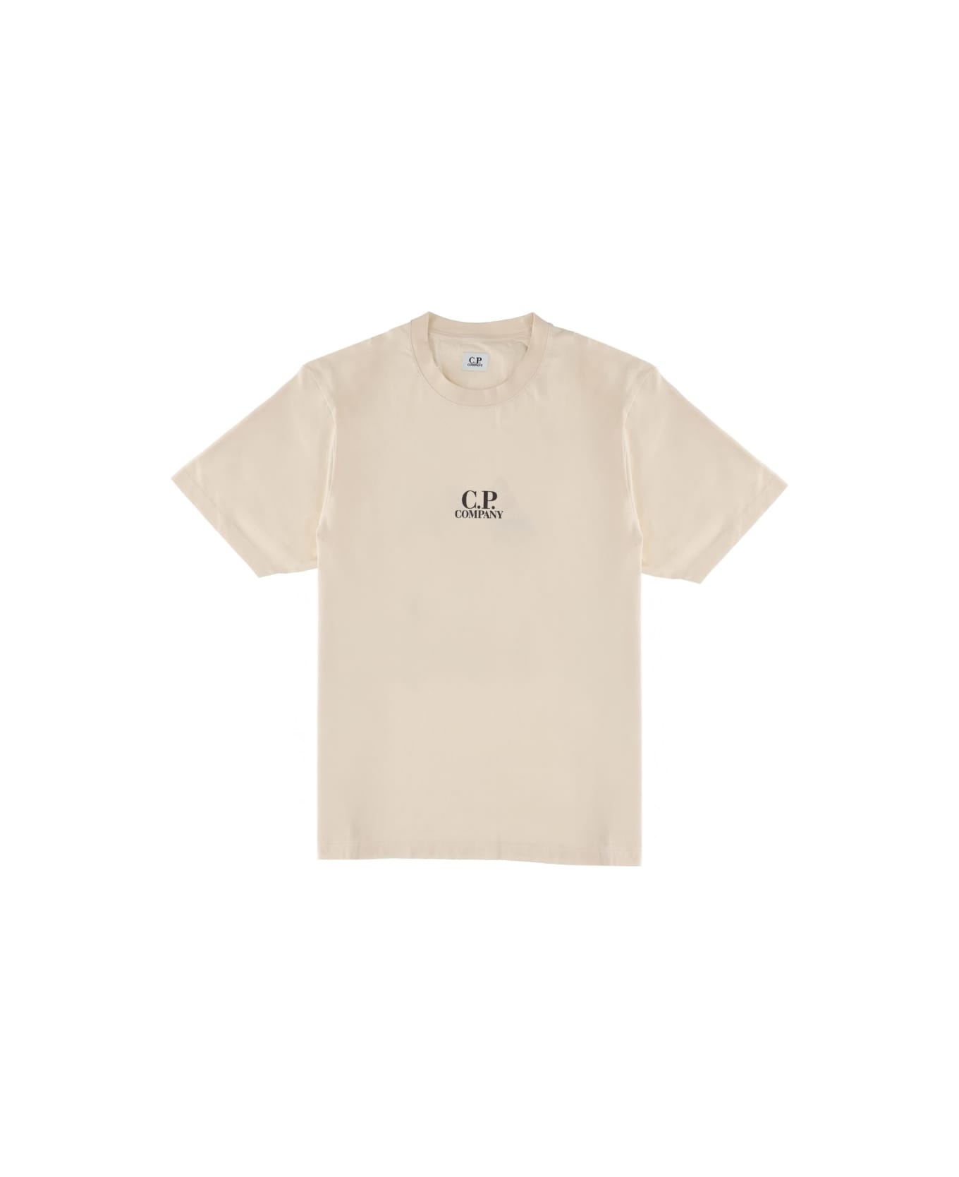 C.P. Company T-shirt With Logo - IVORY