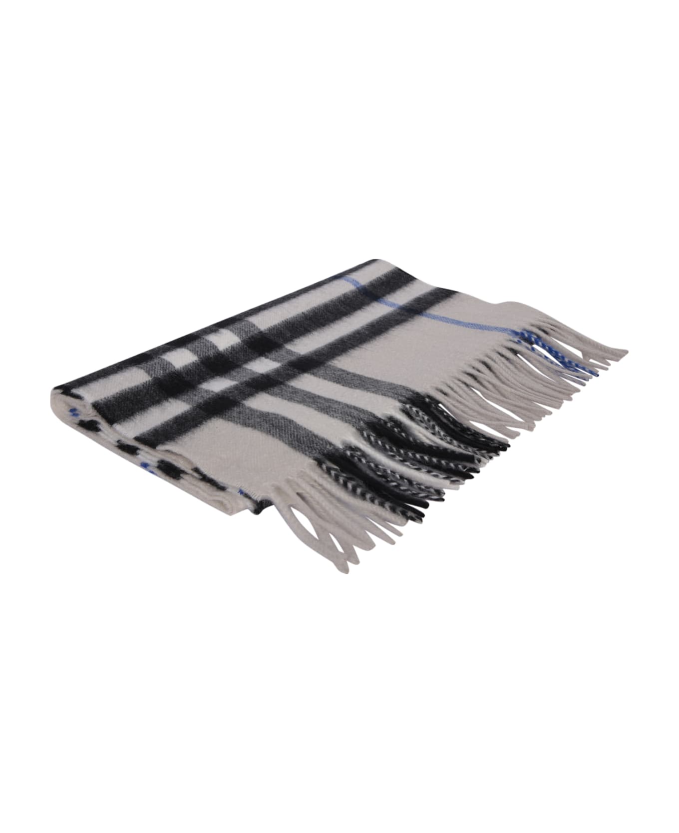 Burberry Embroidered Cashmere Scarf - LICHEN