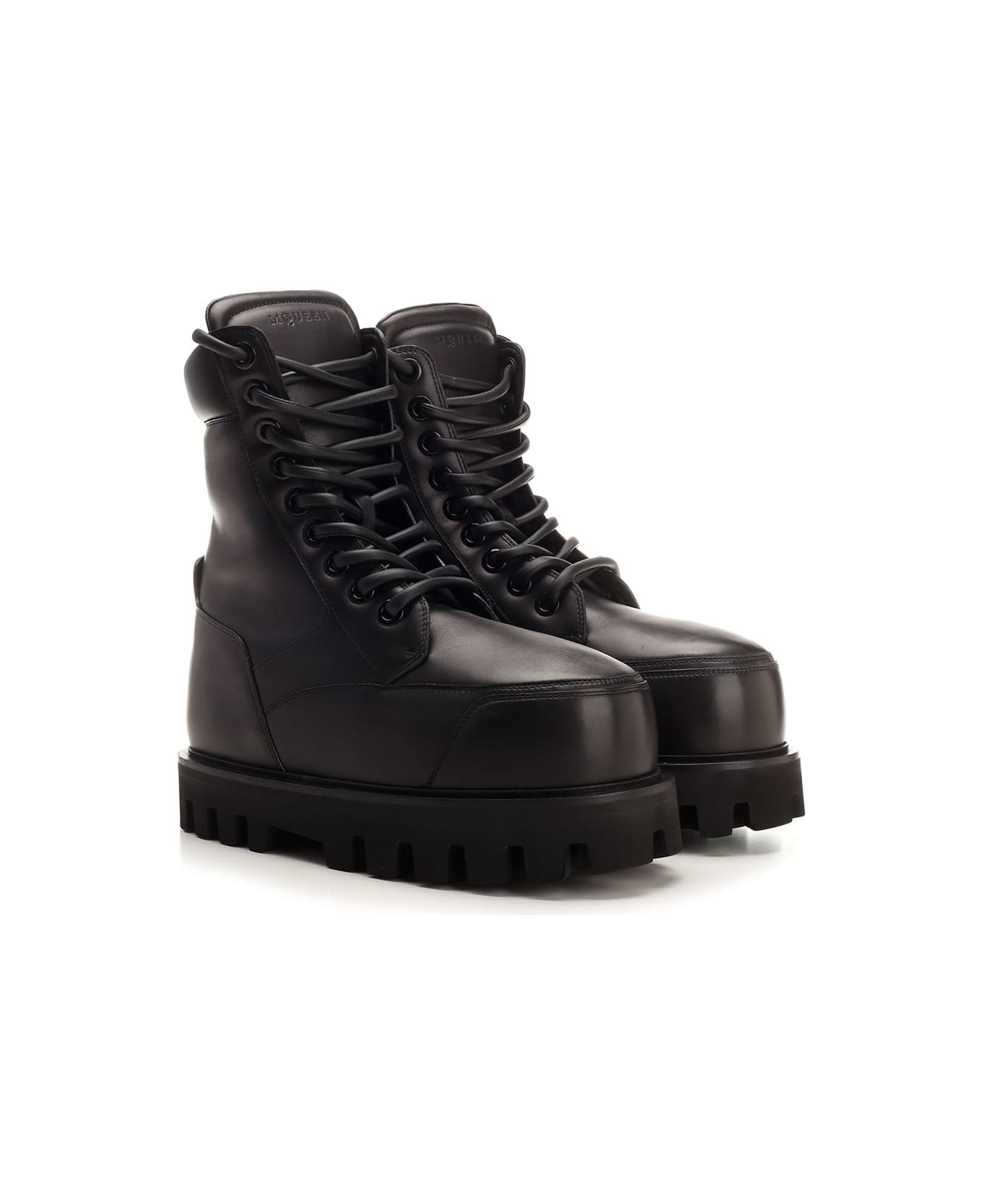 Alexander McQueen Parachute Ankle Boots - Black