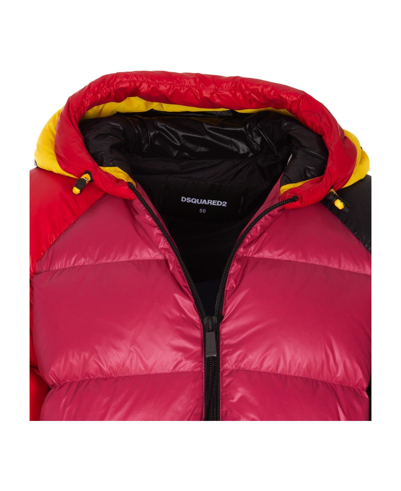 Dsquared2 Crest Puffer Jacket - Red