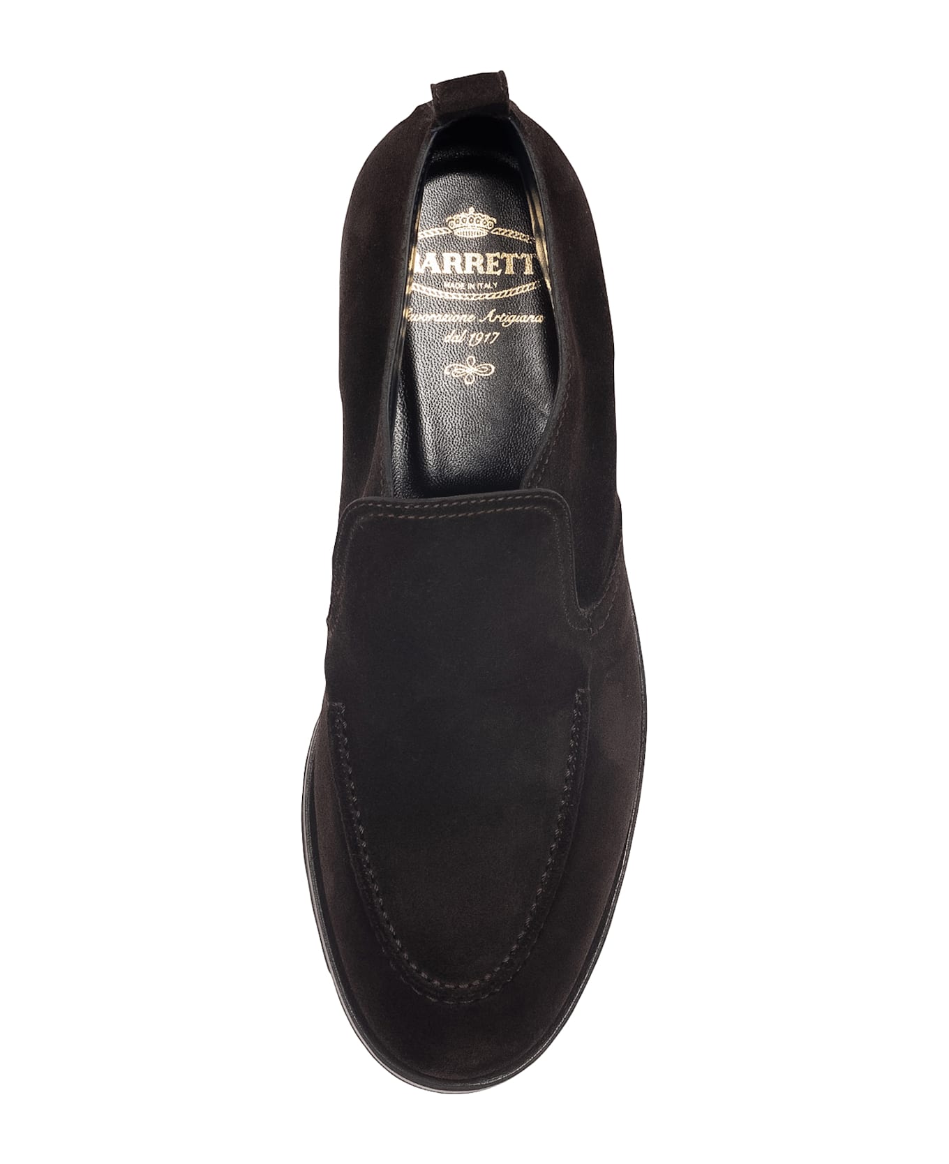 Barrett Dark Brown Suede Slip-on Ankle Boot - T.MORO
