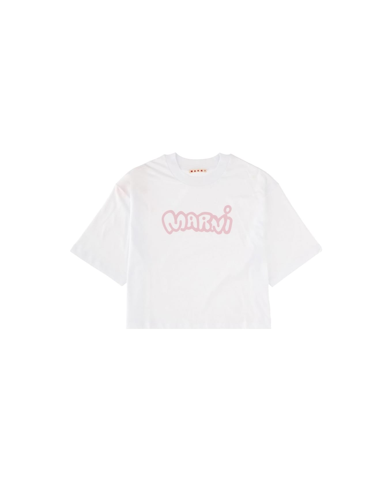 Marni T-shirt With Logo - WHITE