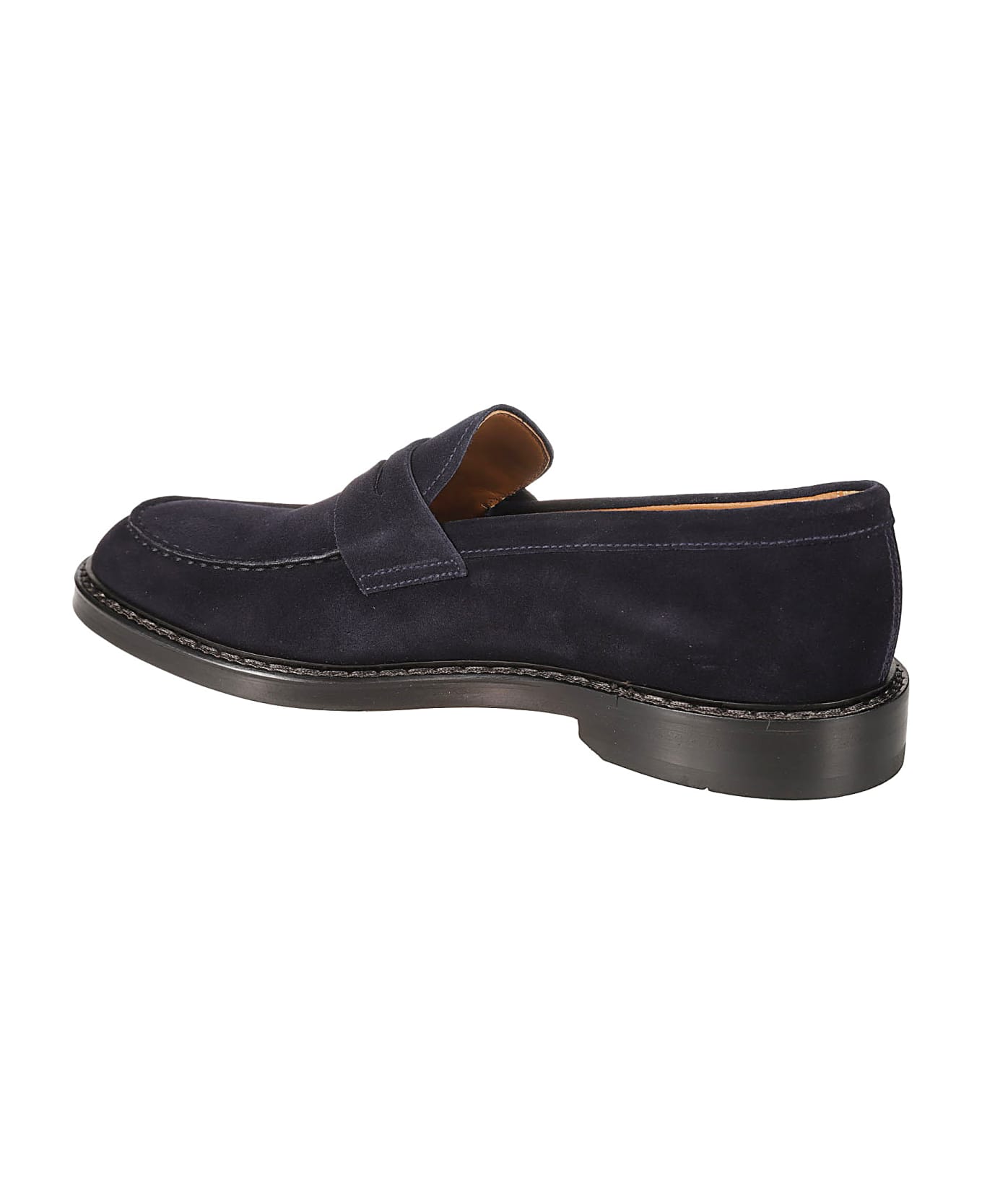 Doucal's Penny Loafers - Blu/fondo Nero