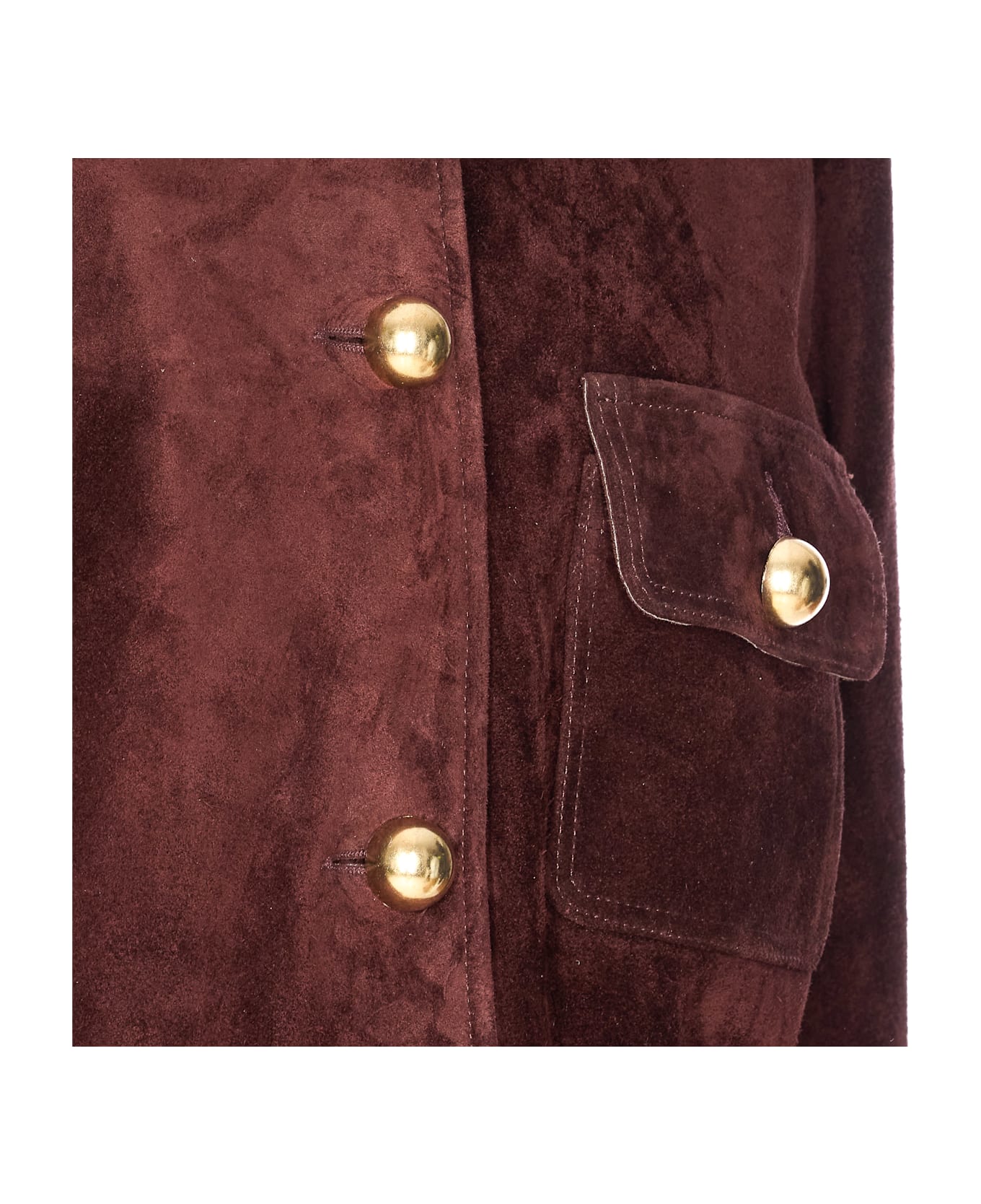 ARMA Rosia Suede Jacket - Red