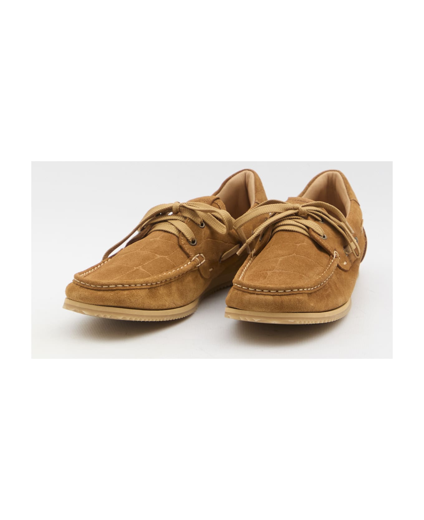 Jacquemus Le Batto Boat Shoes - BEIGE