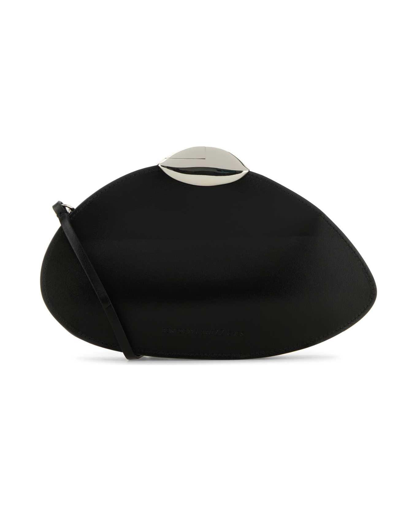 Benedetta Bruzziches Black Leather Belle De Jour Clutch - 052 トートバッグ