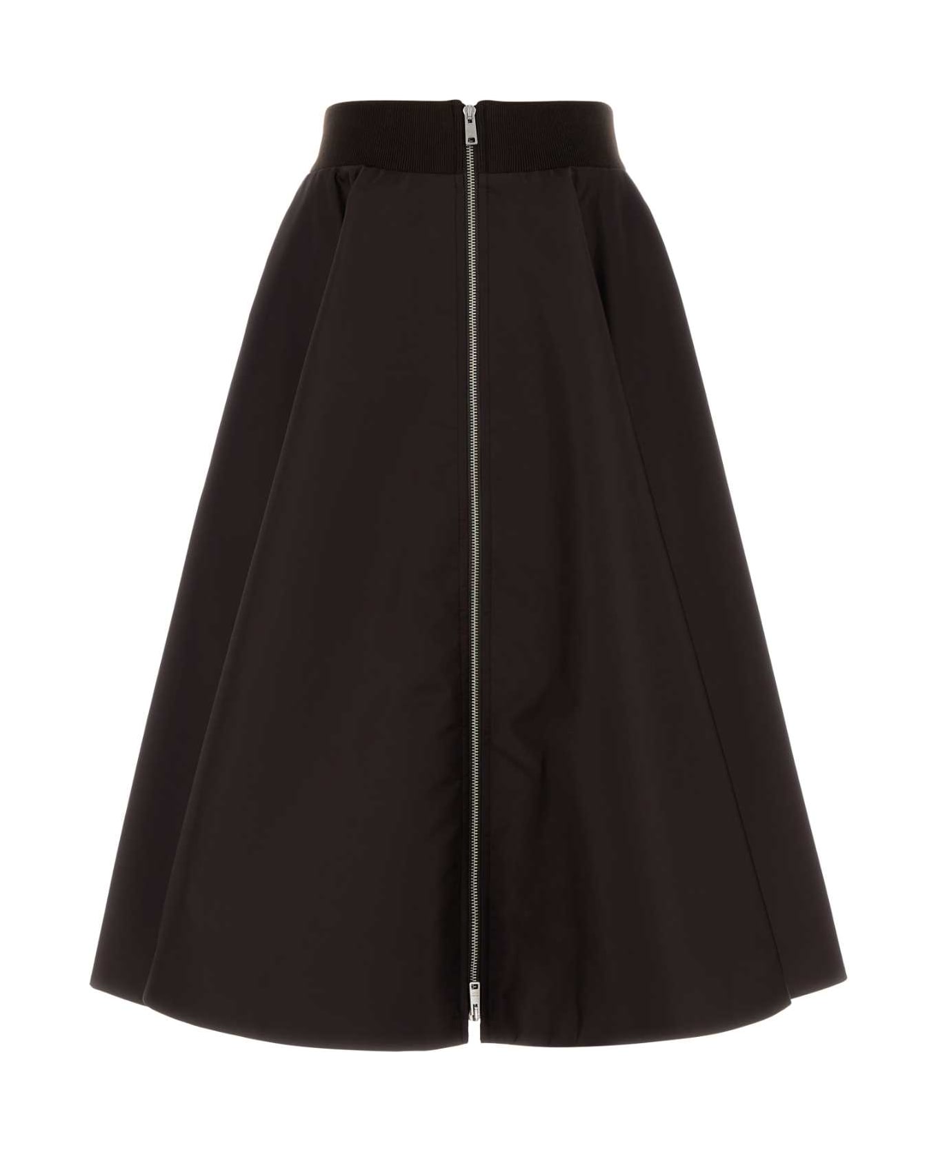 Prada Dark Brown Re-nylon Skirt - MORO