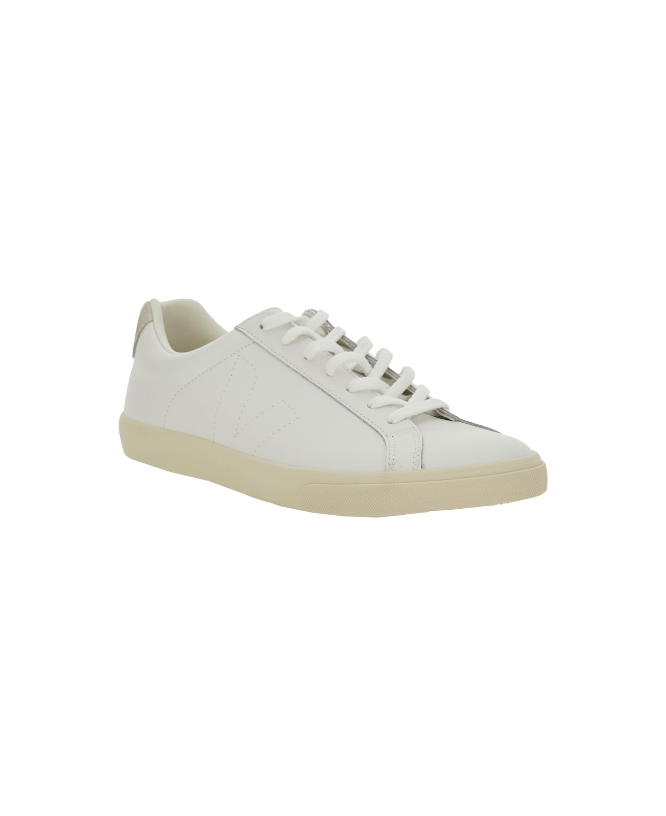 Veja 
esplar
 White Sneakers With Logo On The Tongue In Leather Woman - White