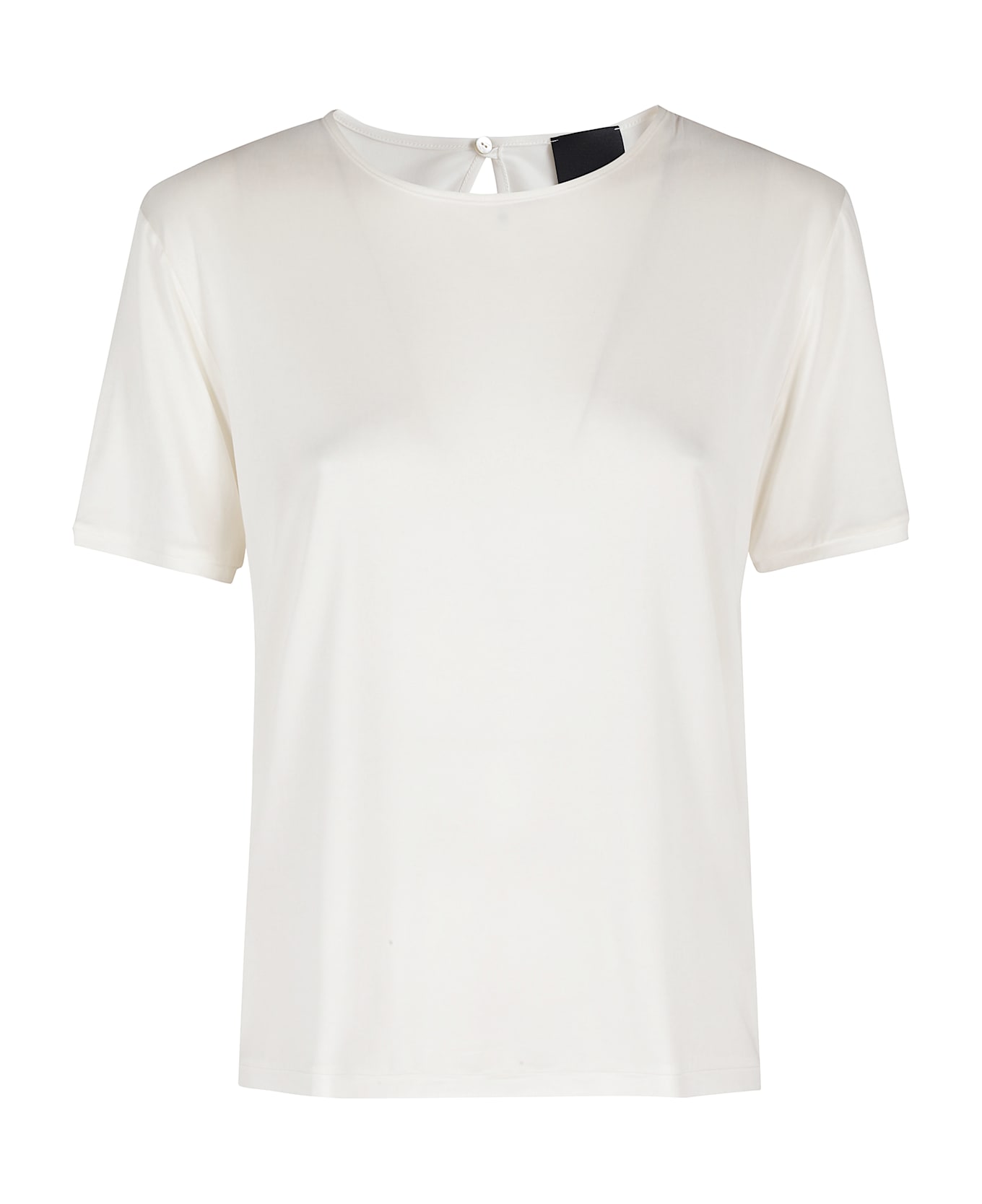 Tシャツ・カットソー RRD - ROBERTO RICCI DESIGNS cupro v-neck wom shirty (55186) RRD Roberto Ricci Designs Cupro V-Neck Wom Shirty - White