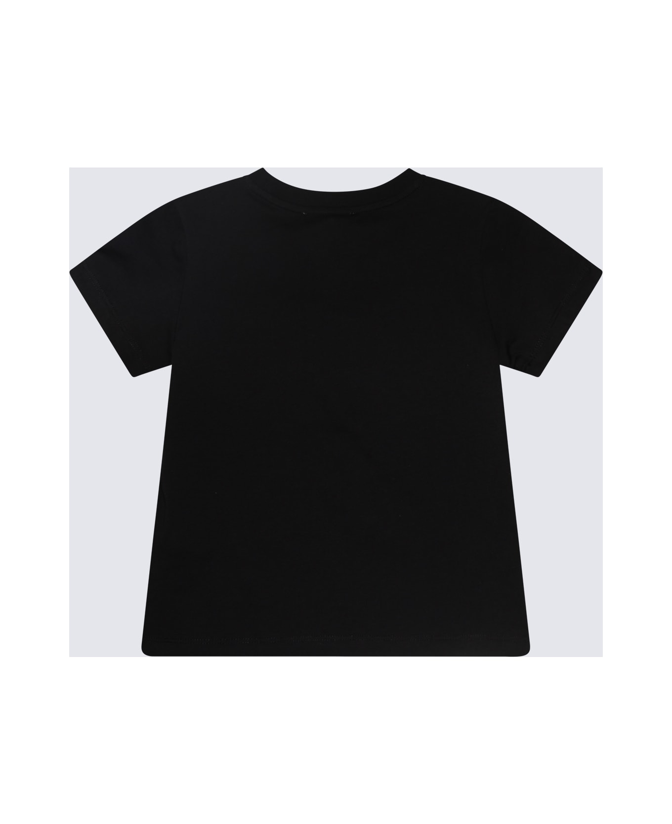 Moschino Black Multicolour Cotton T-shirt - Nero