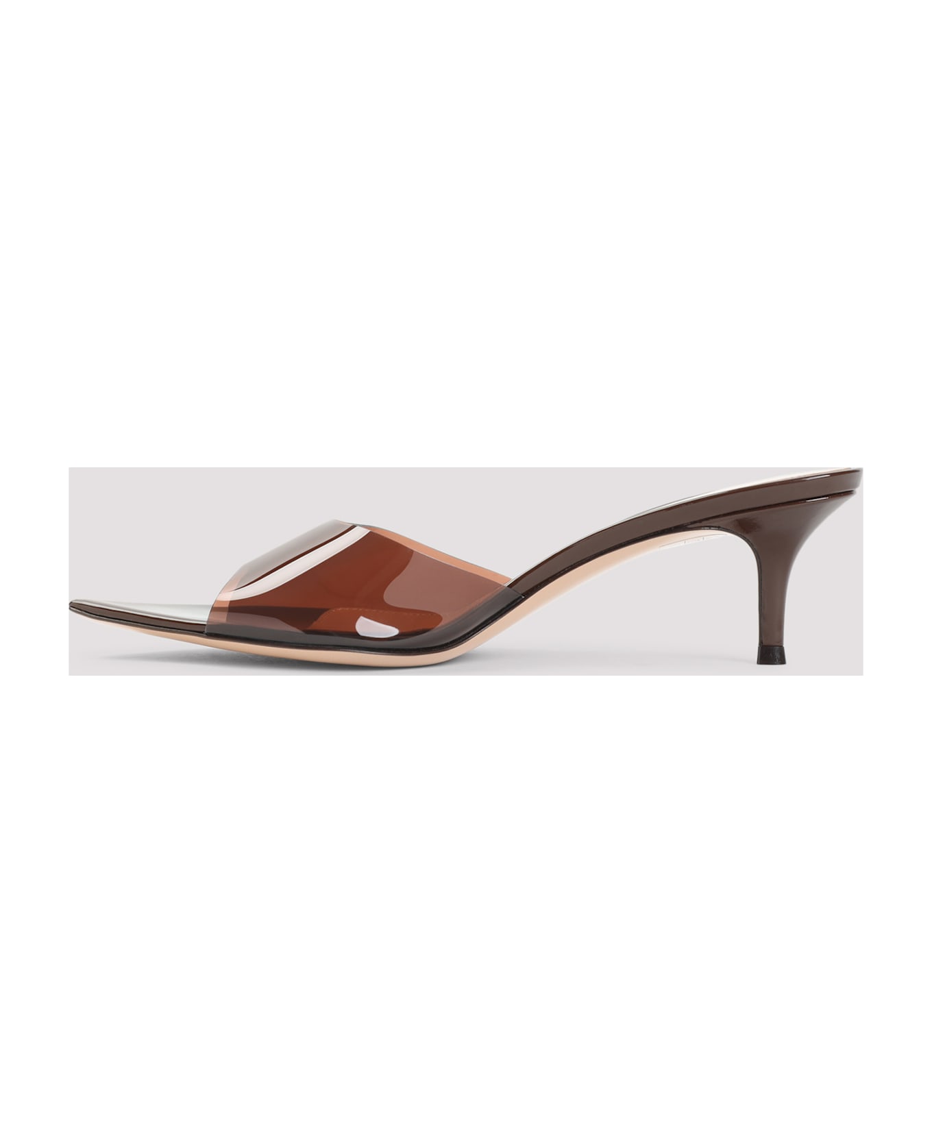 Gianvito Rossi Elle 55 Mules - Brob Brown Brown