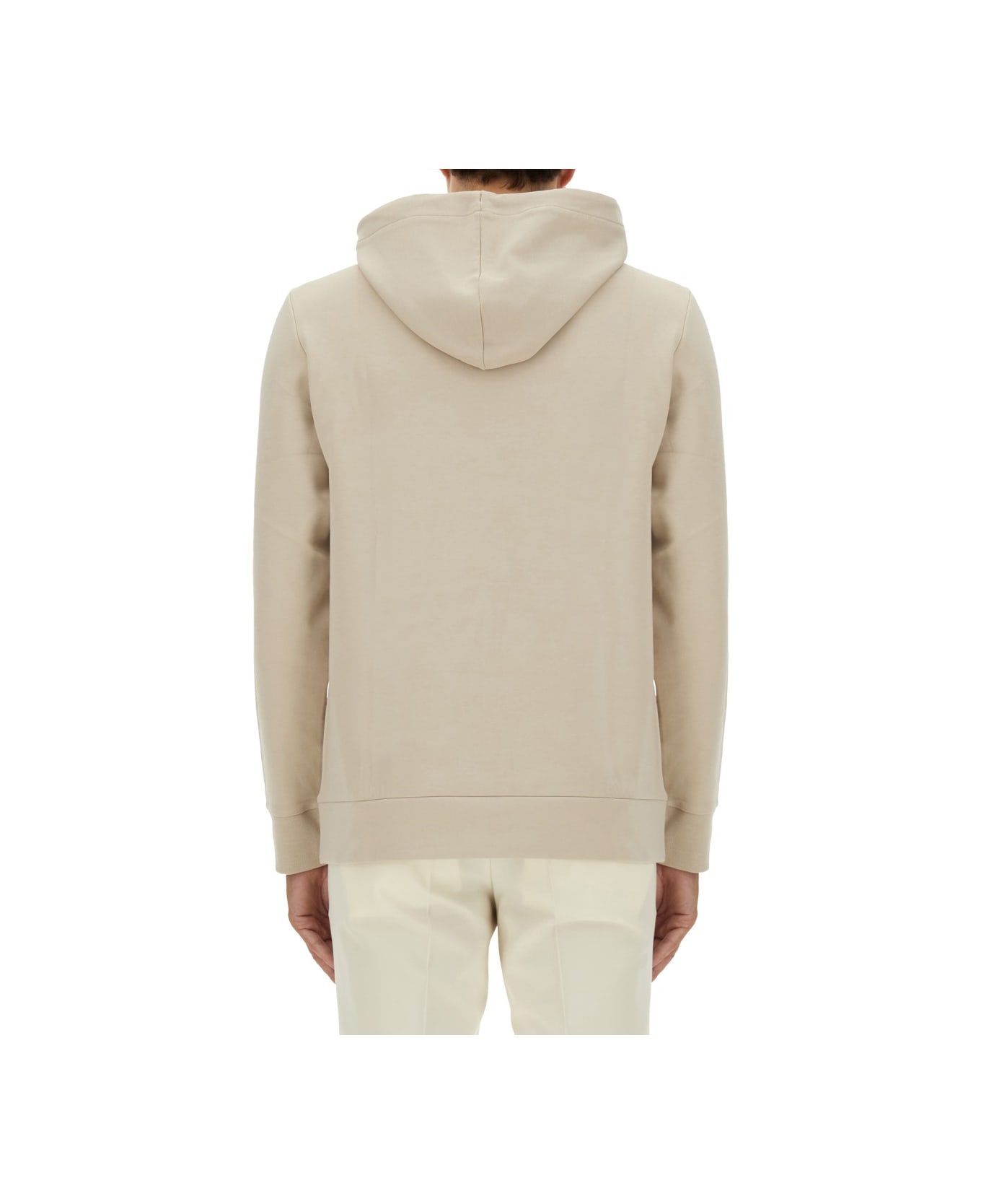 Hugo Boss Sweatshirt With Logo - BEIGE