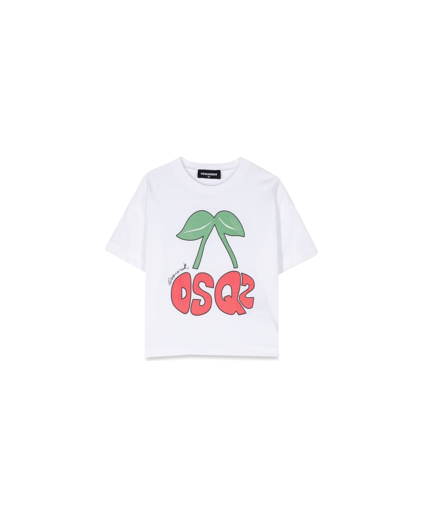 Dsquared2 Mc Logo Cherry T-shirt - WHITE