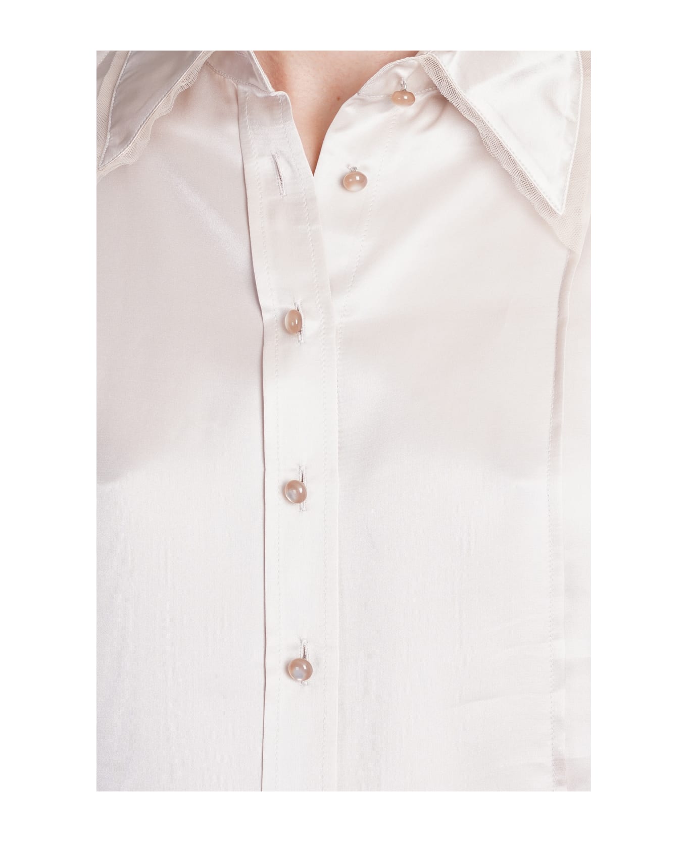 Acne Studios Shirt In Beige Viscose - beige