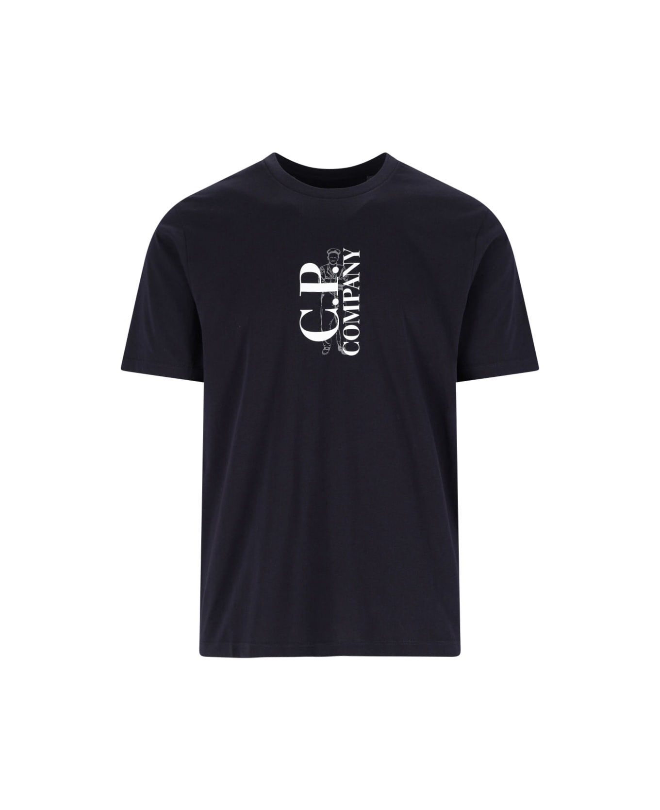 C.P. Company Logo T-shirt - Blue