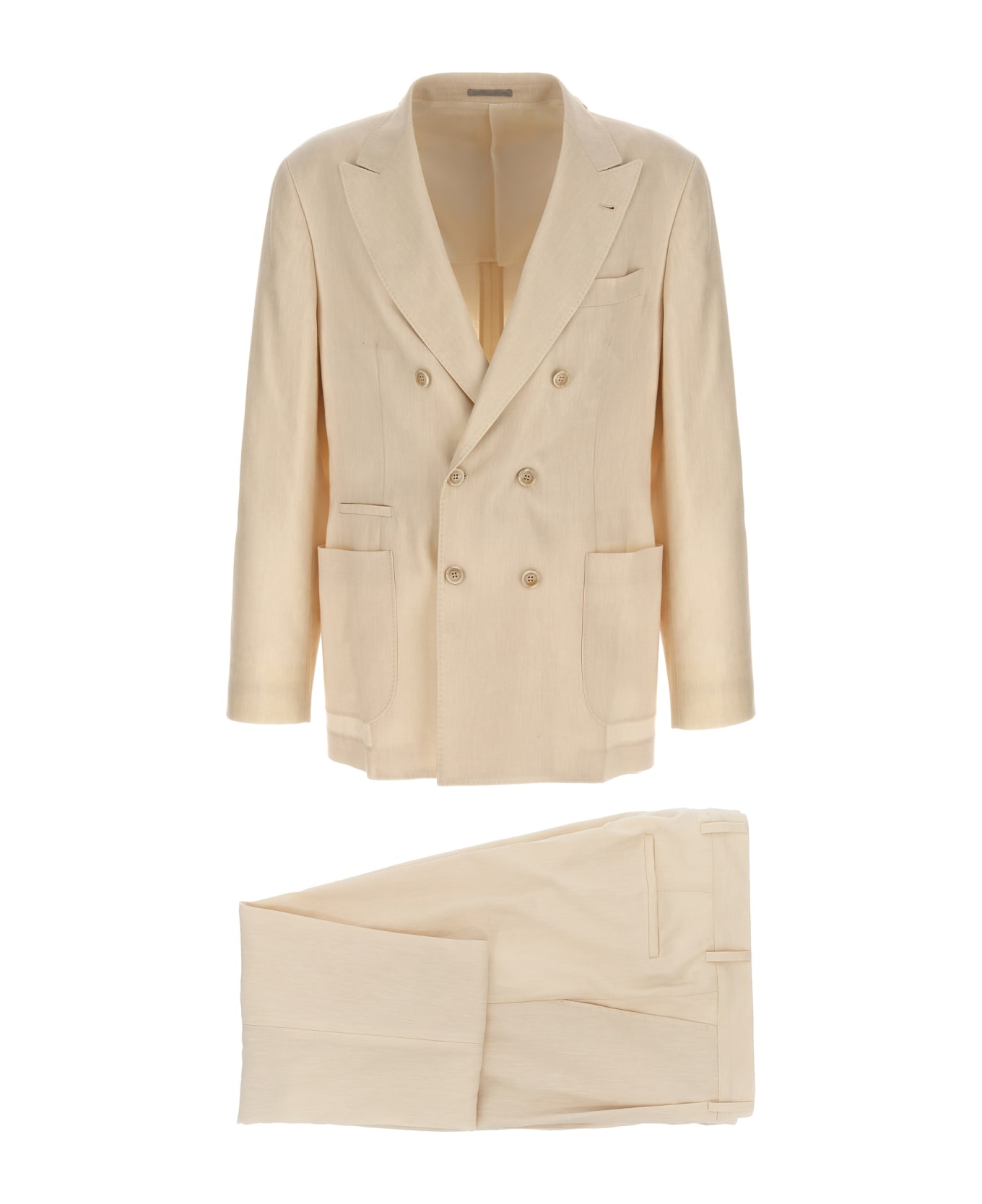 Brunello Cucinelli 'leisure' Dress - White スーツ