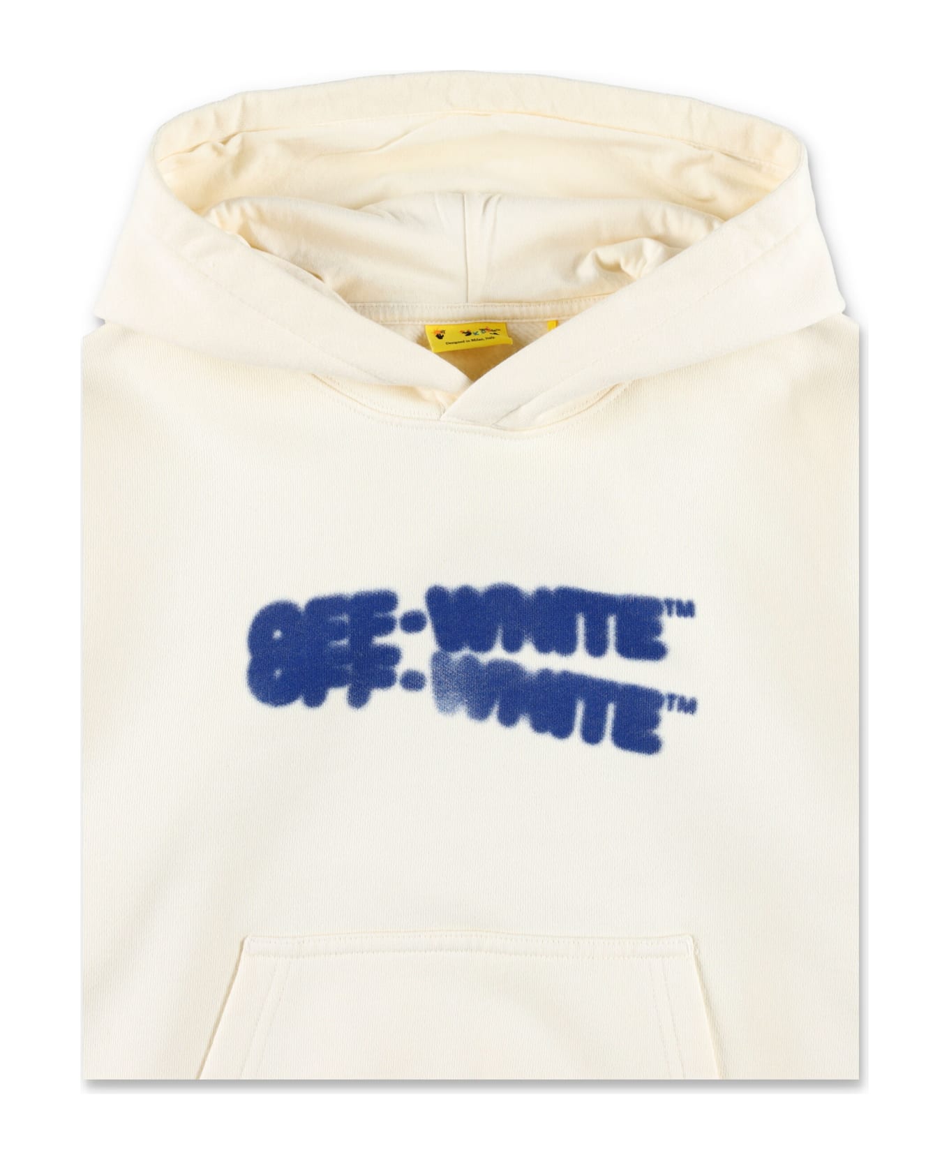 Off-White Hoodie Arrow Faded - WHITE