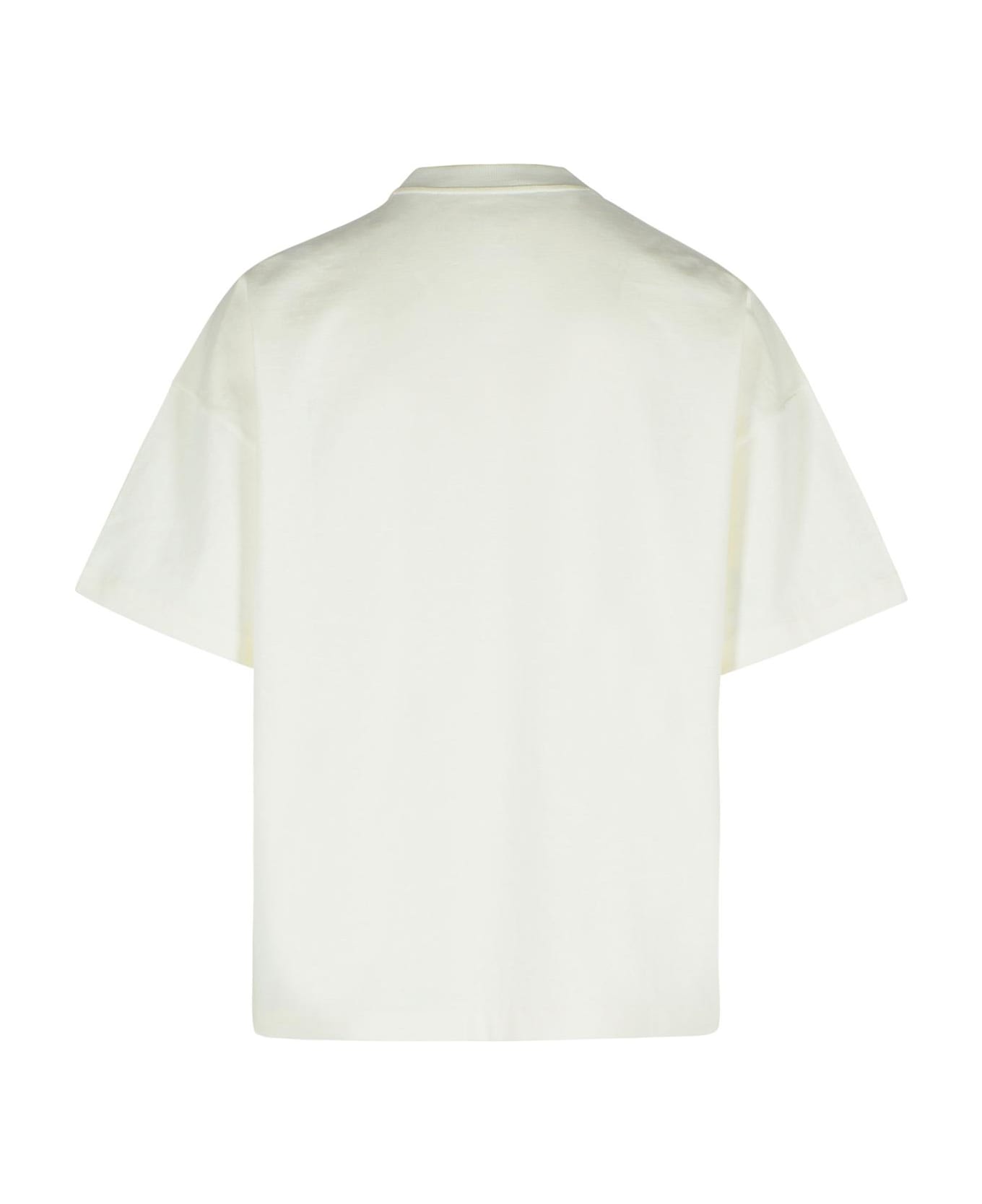 Jil Sander Ivory Cotton T-shirt - Ivory