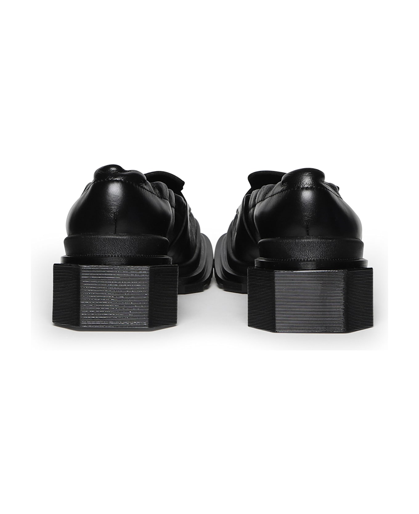 Dr. Martens Maybole Ruched Leather Loafers - Black