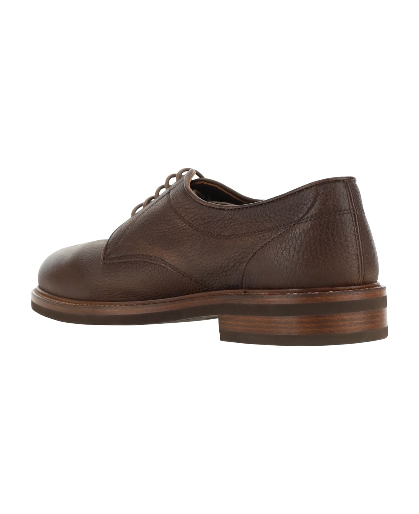 Brunello Cucinelli Lace-up Shoes Yellow - Tabacco