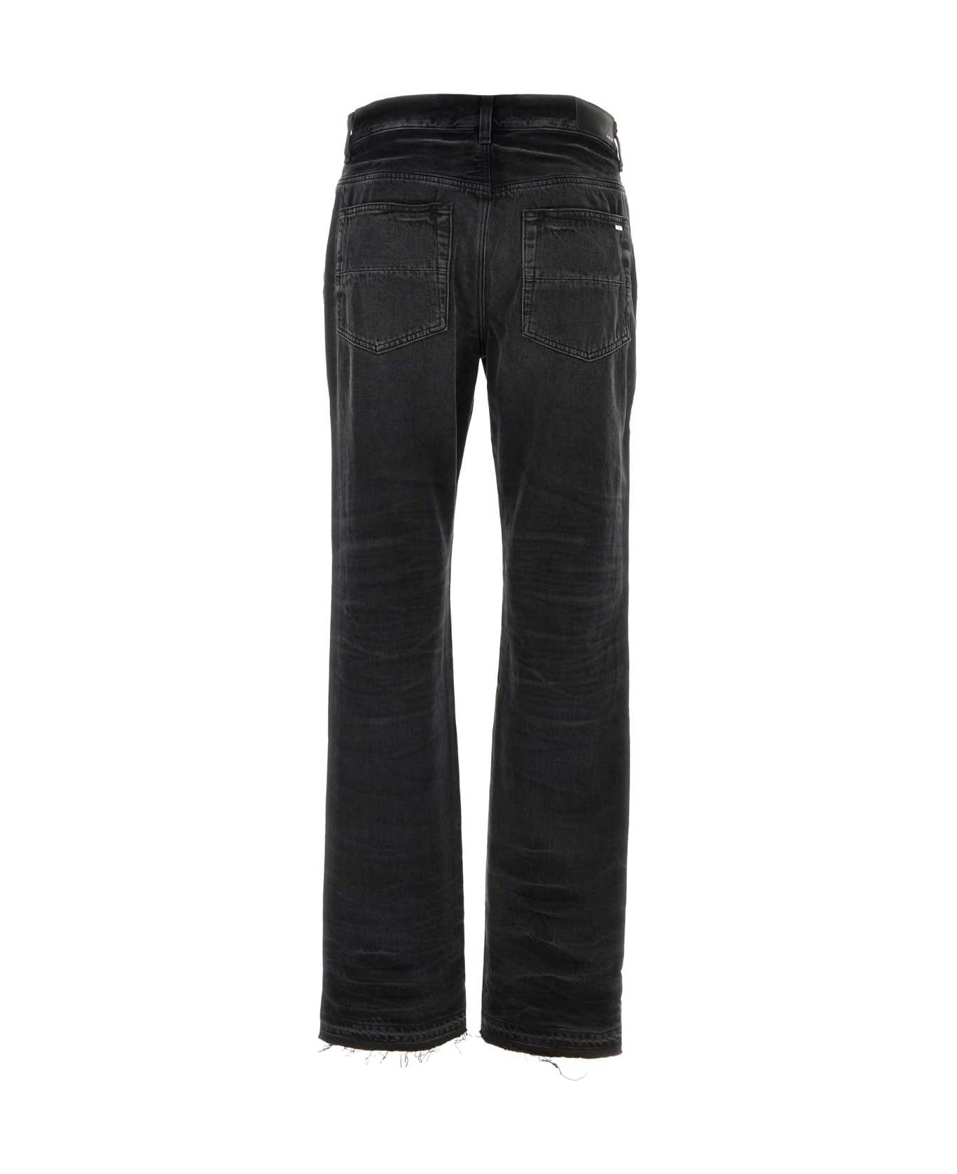 AMIRI Black Denim Jeans - FADEDBLACK