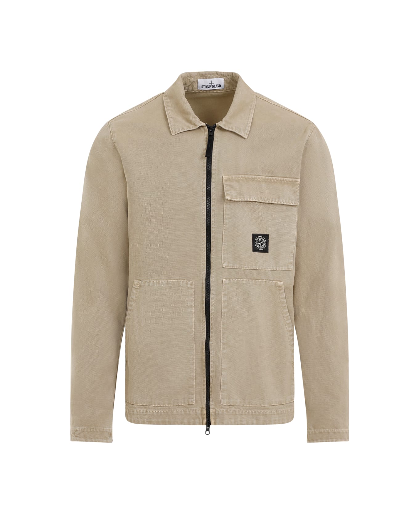 Stone Island Overshirt Jacket - NEUTRALS