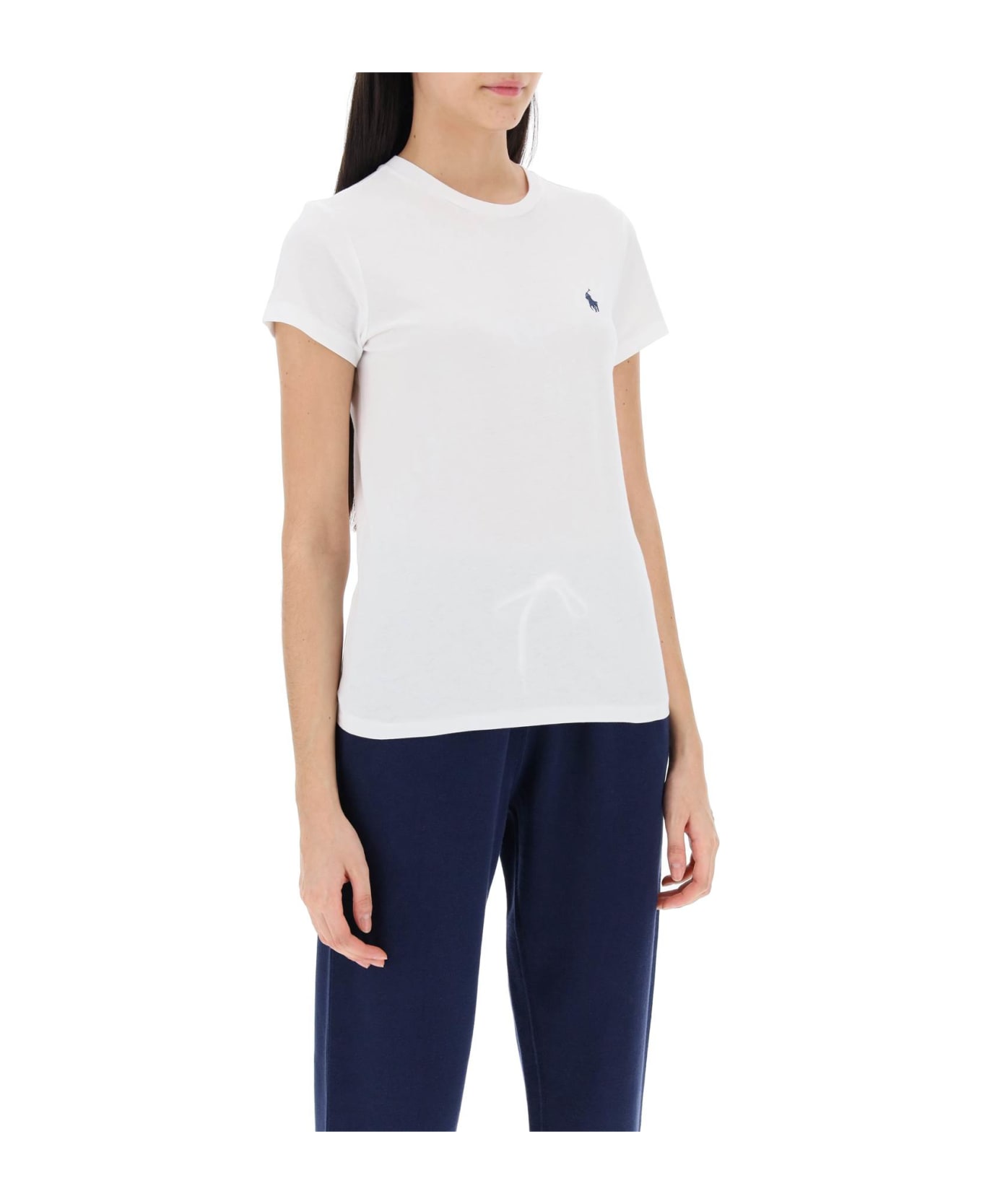Ralph Lauren Light Cotton T-shirt - WHITE Tシャツ