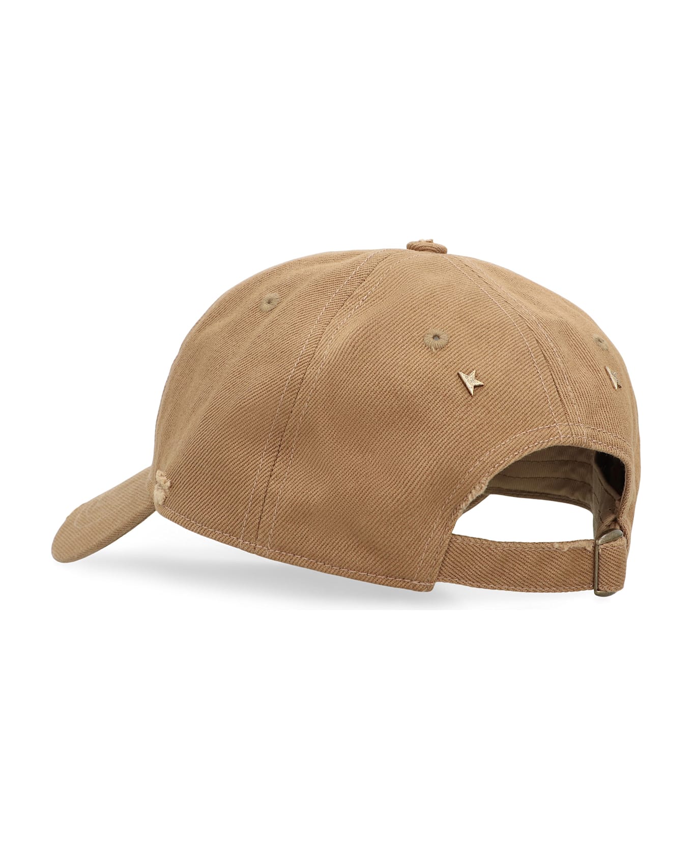 Golden Goose Baseball Cap With Logo - Camel
