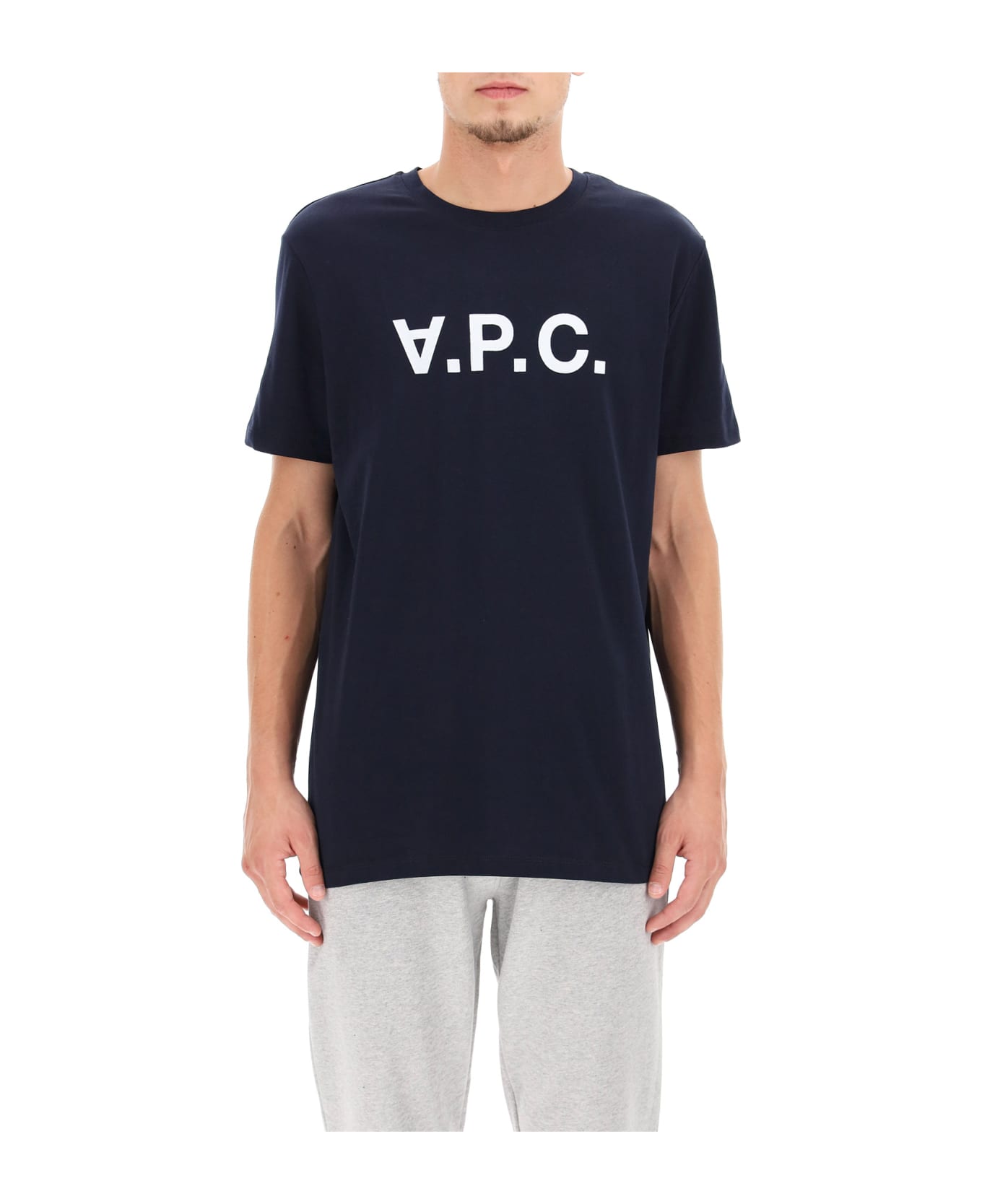 A.P.C. Logo Vpc T-shirt - Blue Tシャツ