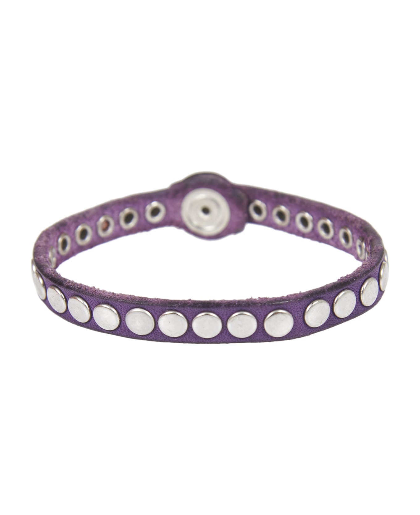 HTC Purple Leather Bracelet - Violet