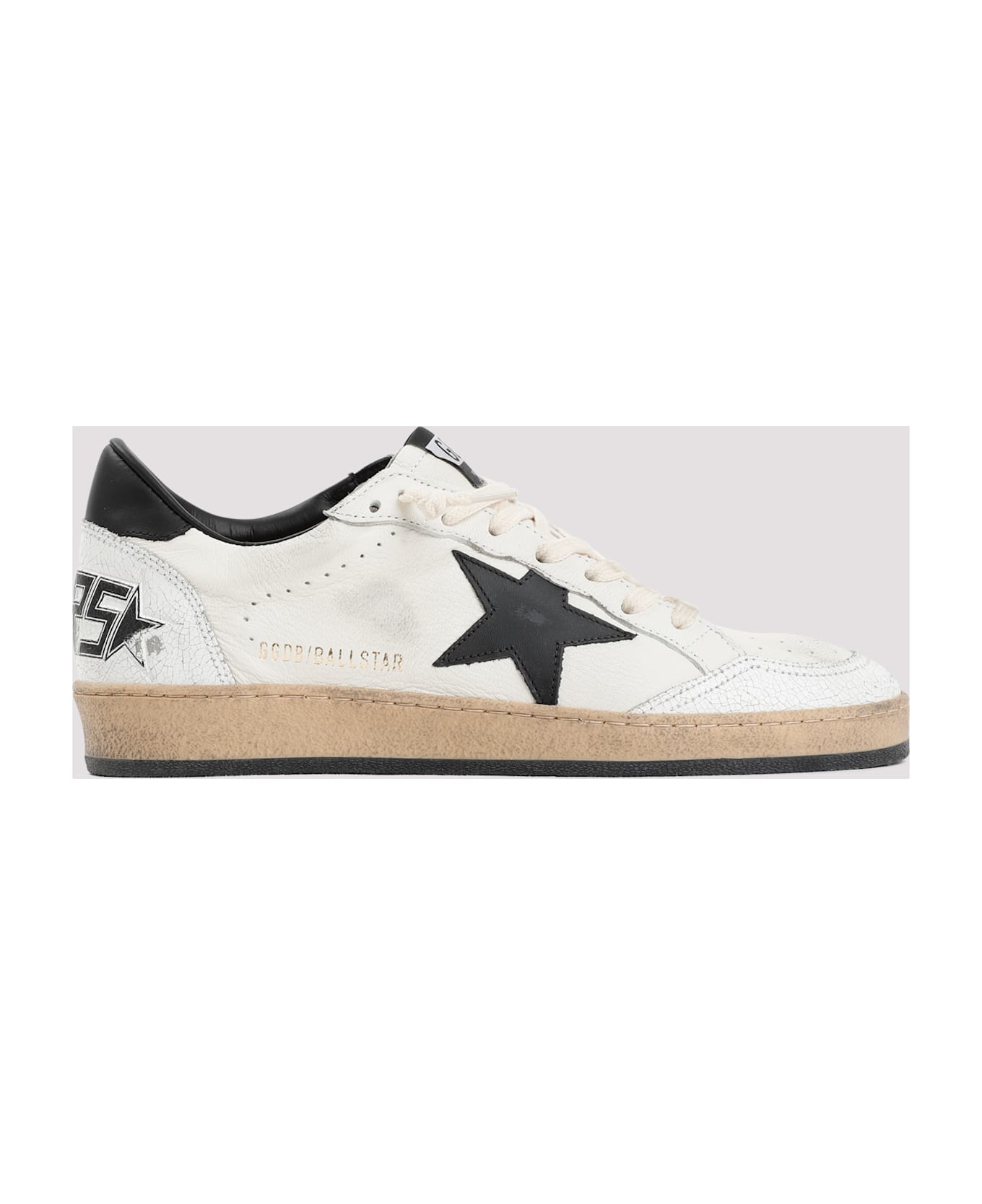 Golden Goose Ball Star - WHITEBLACK