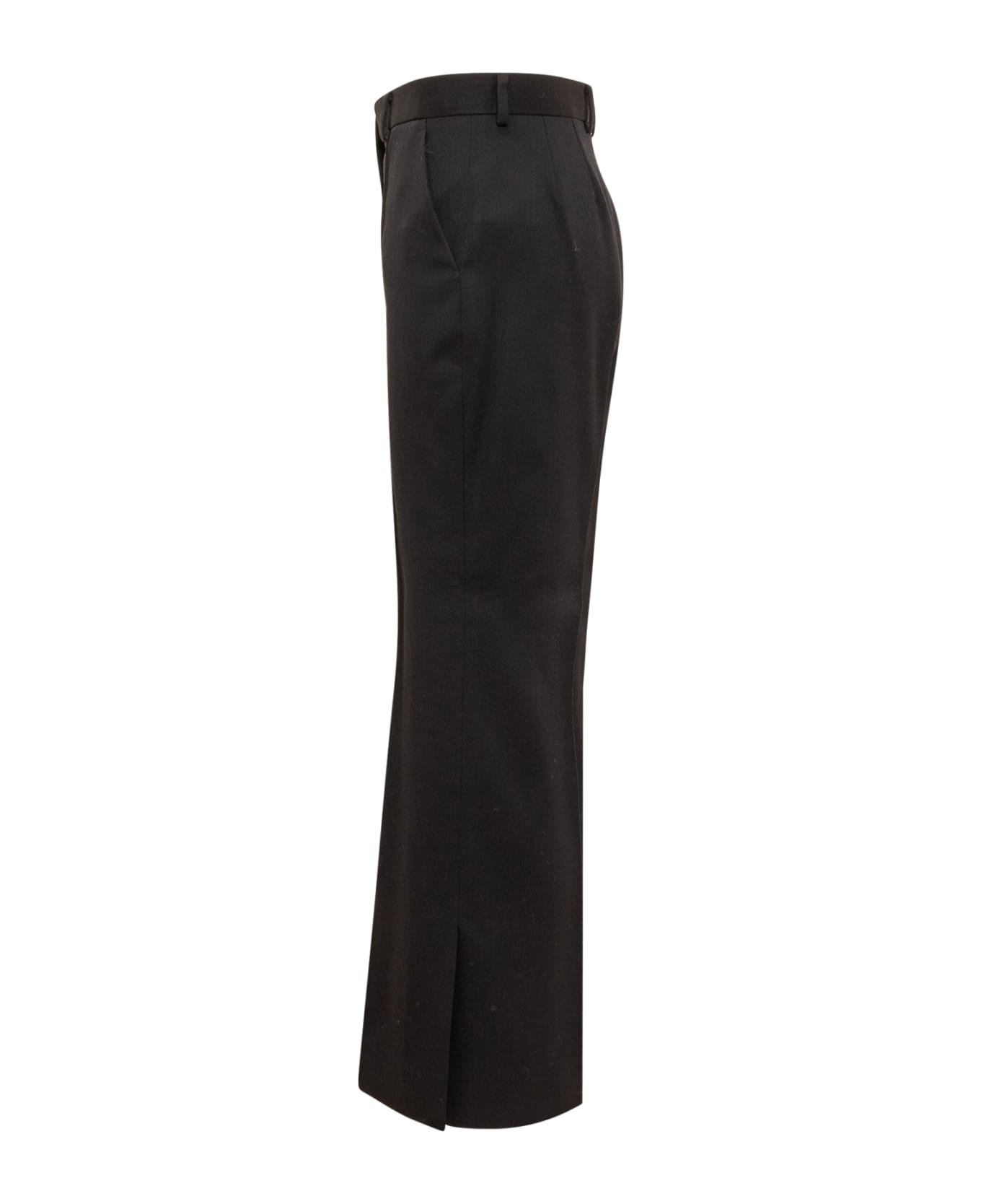 Lanvin Flared Trousers - BLACK ボトムス