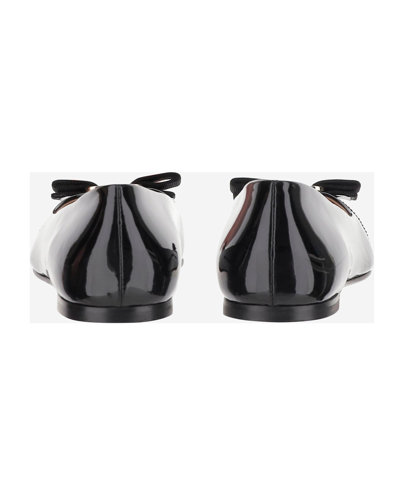 Ferragamo Varina Ballerinas - Black