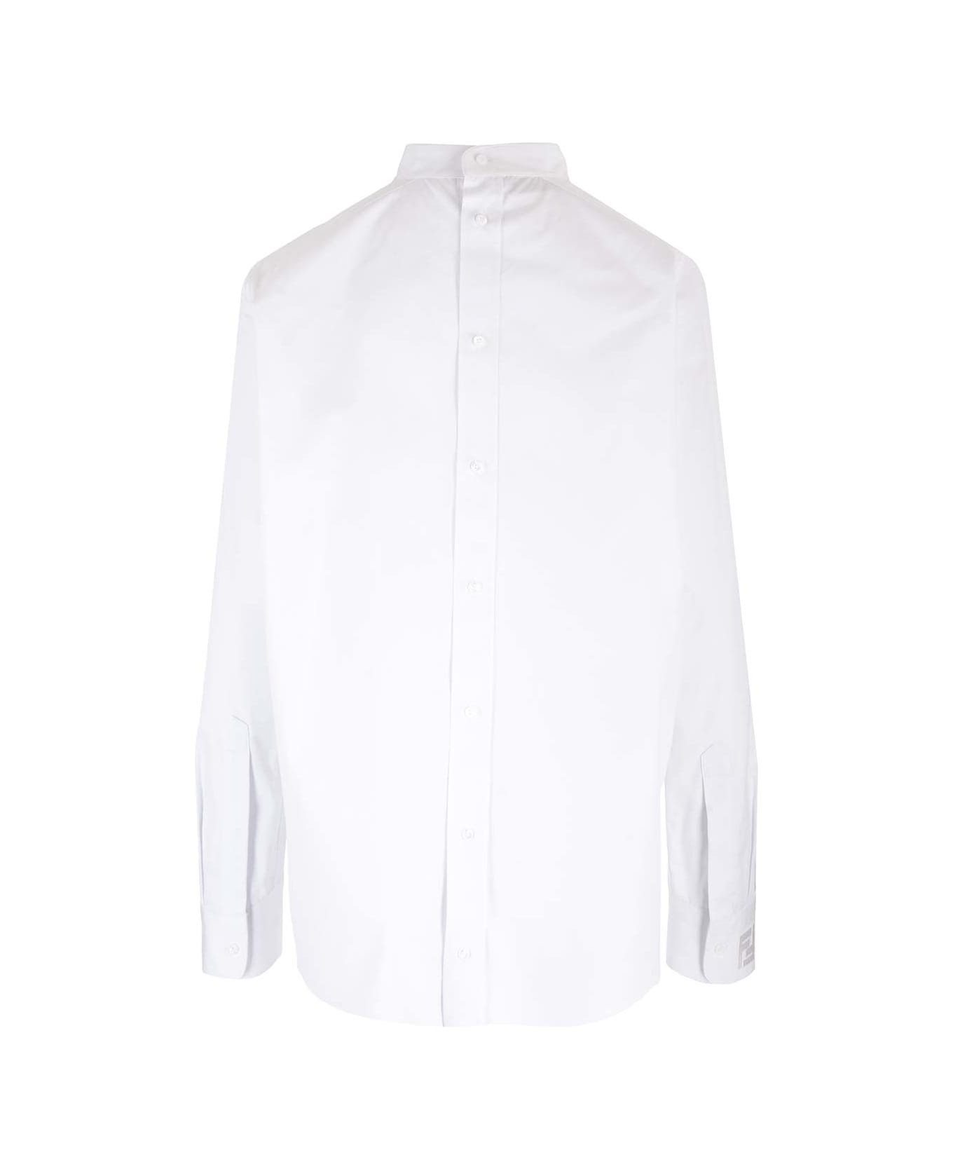 Fendi White Poplin Shirt - Barley シャツ