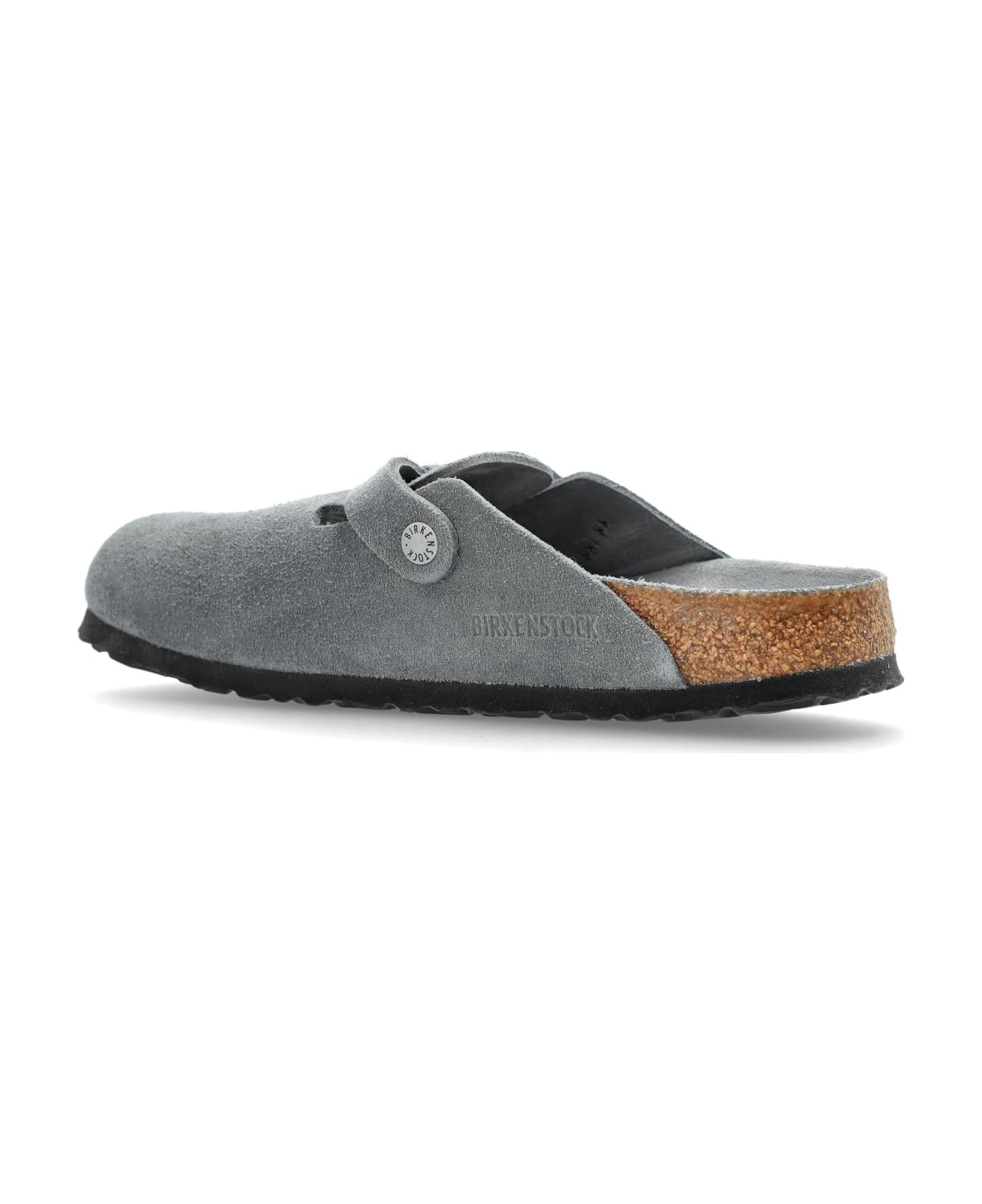 Birkenstock Boston Bs Slides - Grey