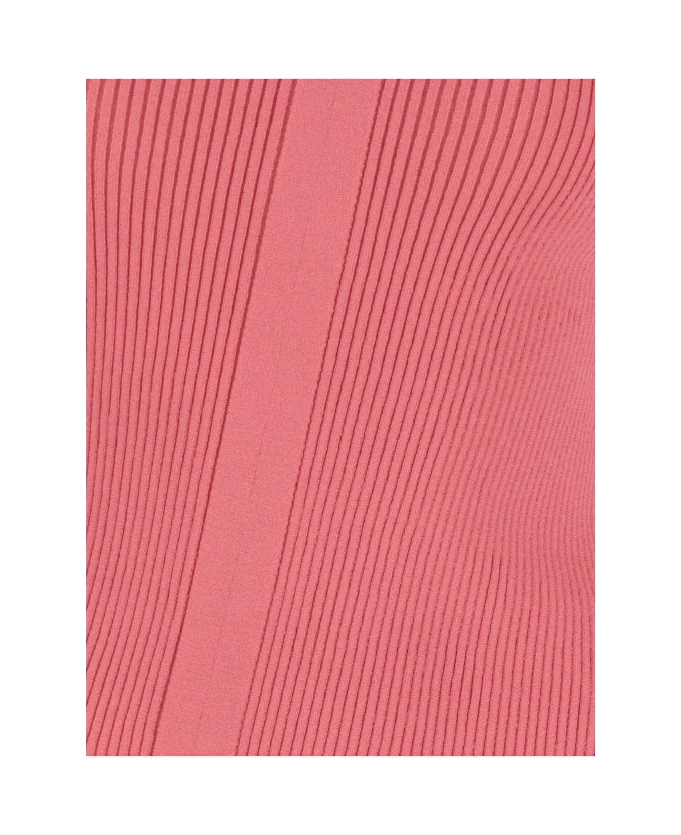 Versace Stretch Viscose Jersey Top - Pink