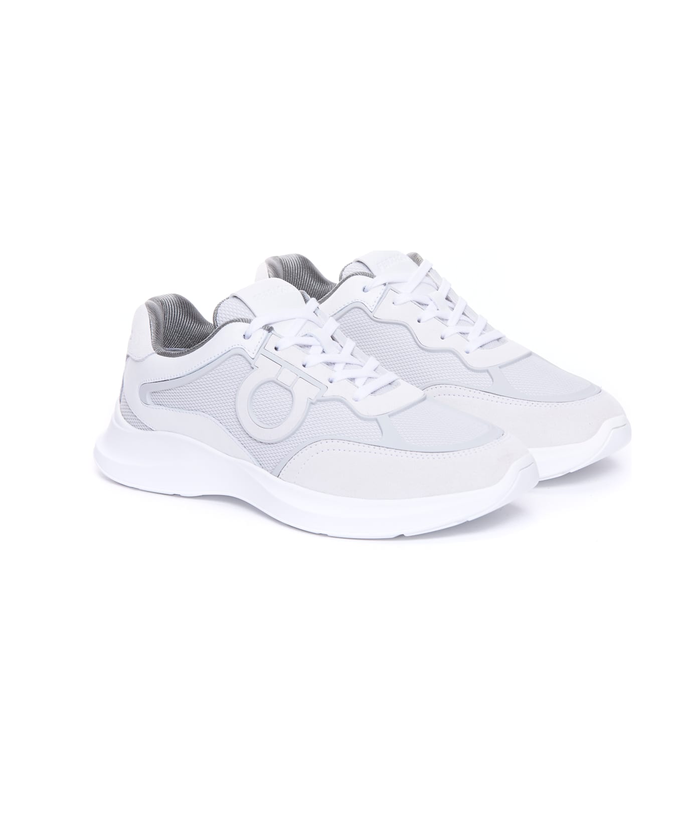 Ferragamo Gancini Sneakers - White