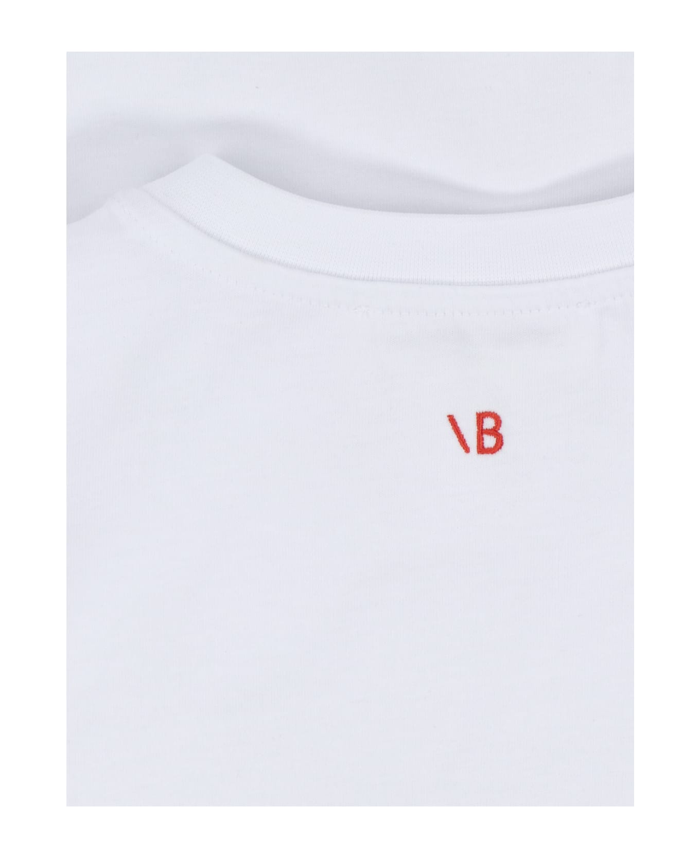Victoria Beckham 'slogan' T-shirt - White